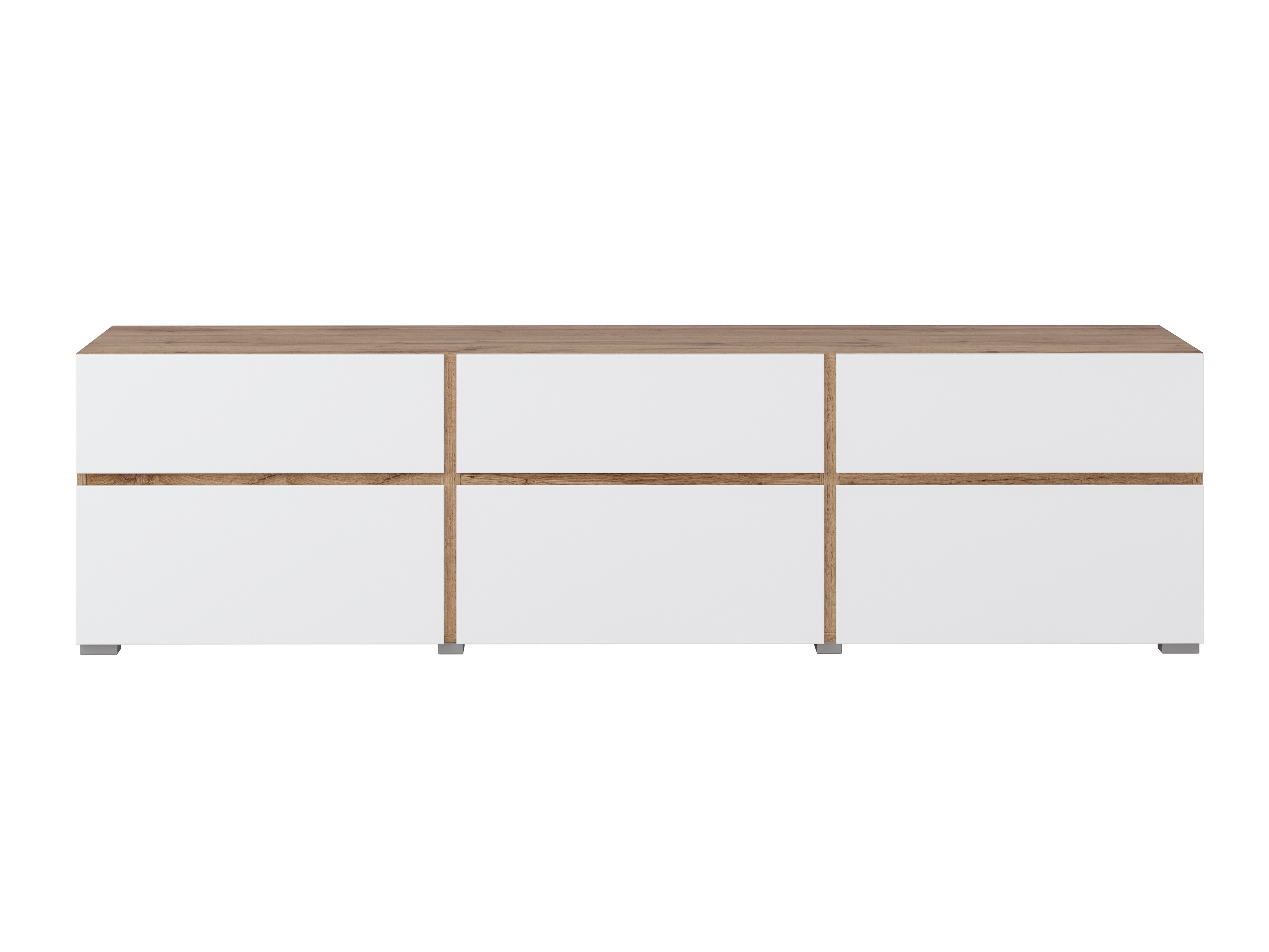 TV stand Alfere 102 (Wotan Oak + White)