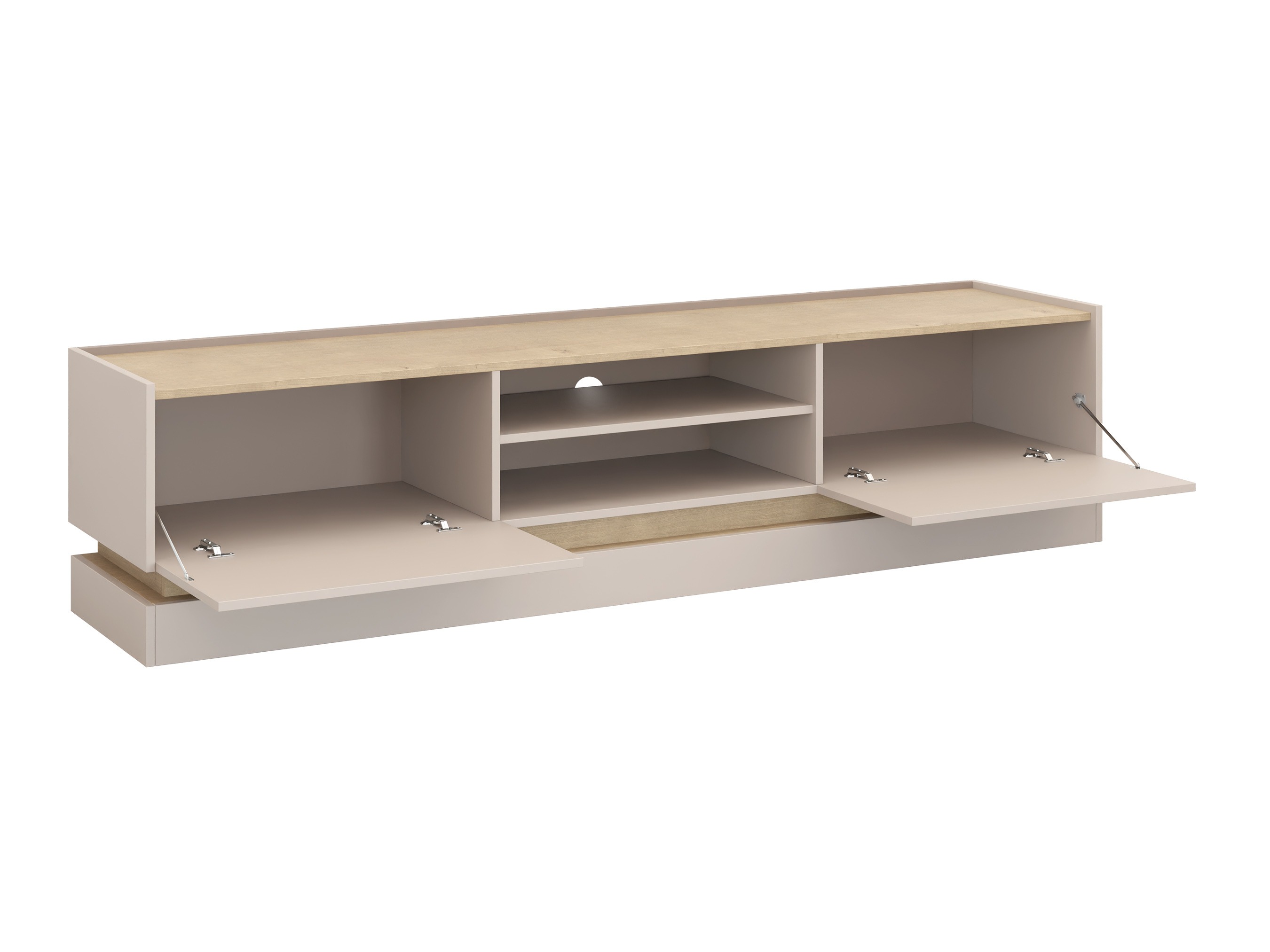 TV stand Comfivo Dalvenu 102 (Light brown + Oak)