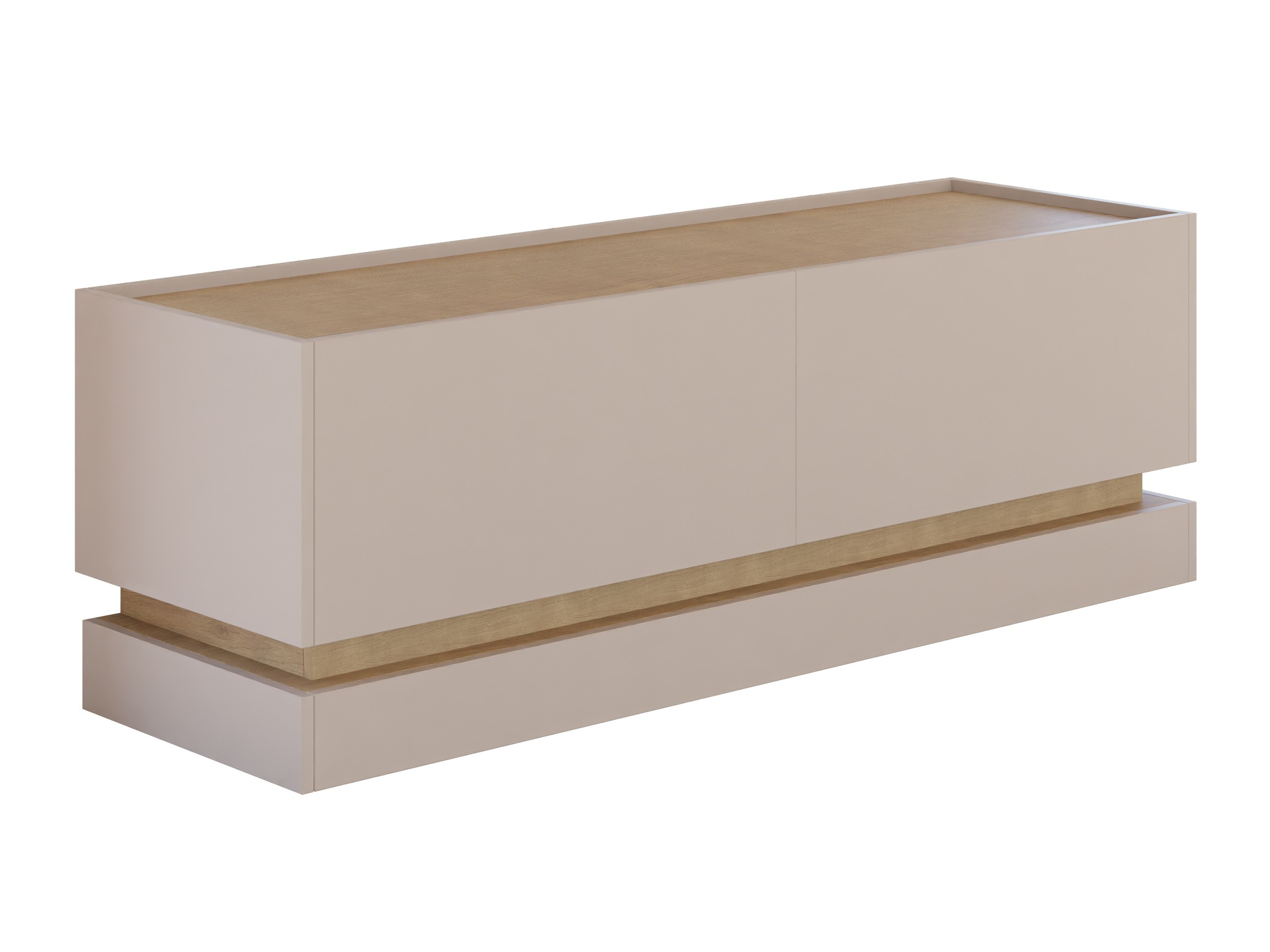 TV stand Comfivo Dalvenu 105 (Light brown + Oak)