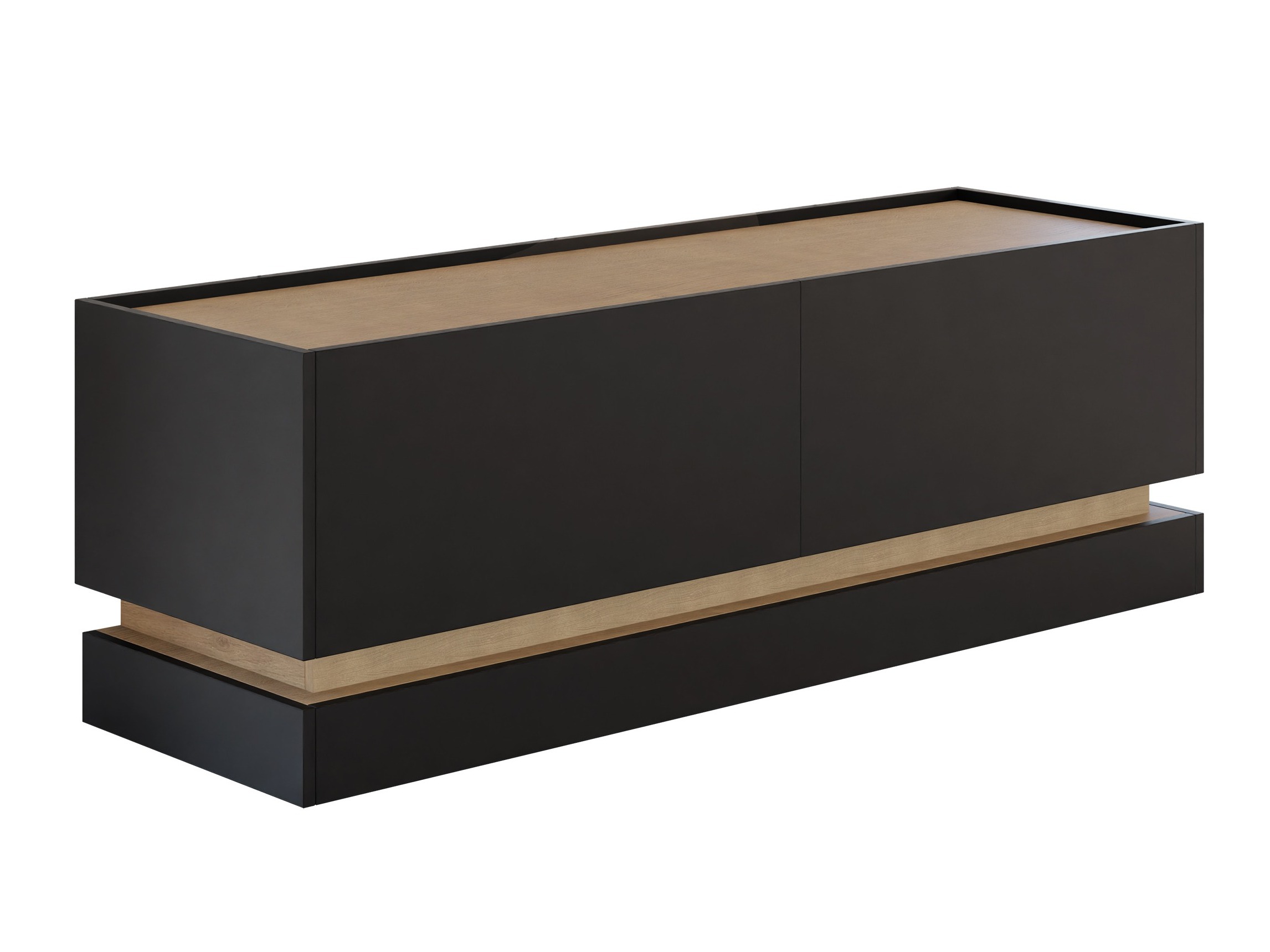 TV stand Comfivo Tilia I (Black + Oak)