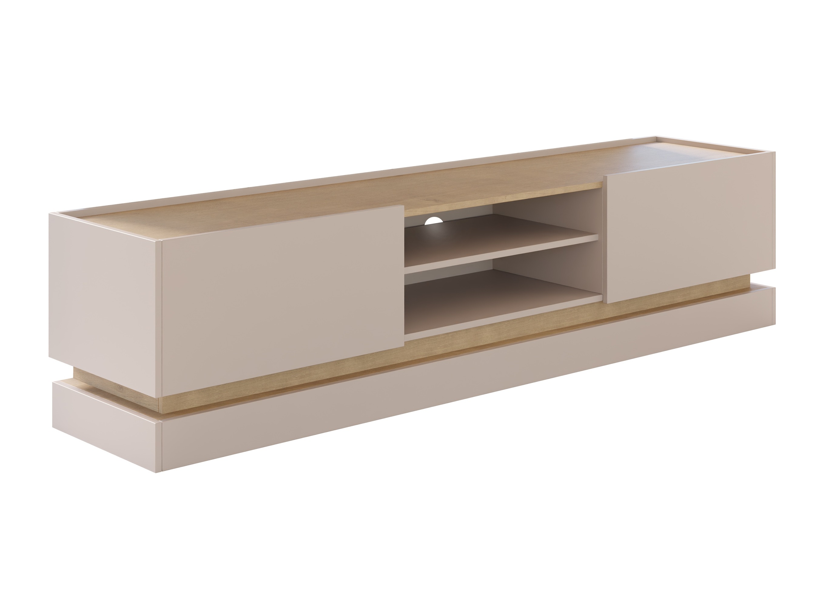 TV stand Comfivo Tilia (Light brown + Oak)