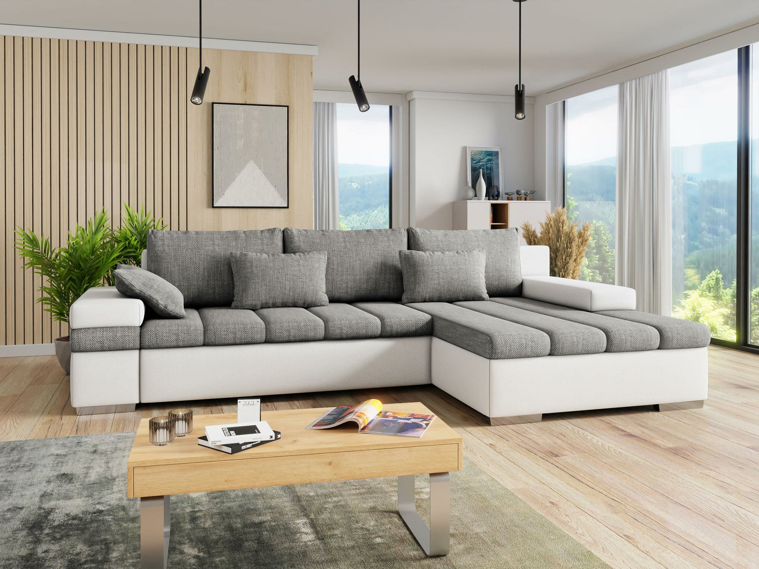 Corner sofa Comfivo Olivetum (Right)