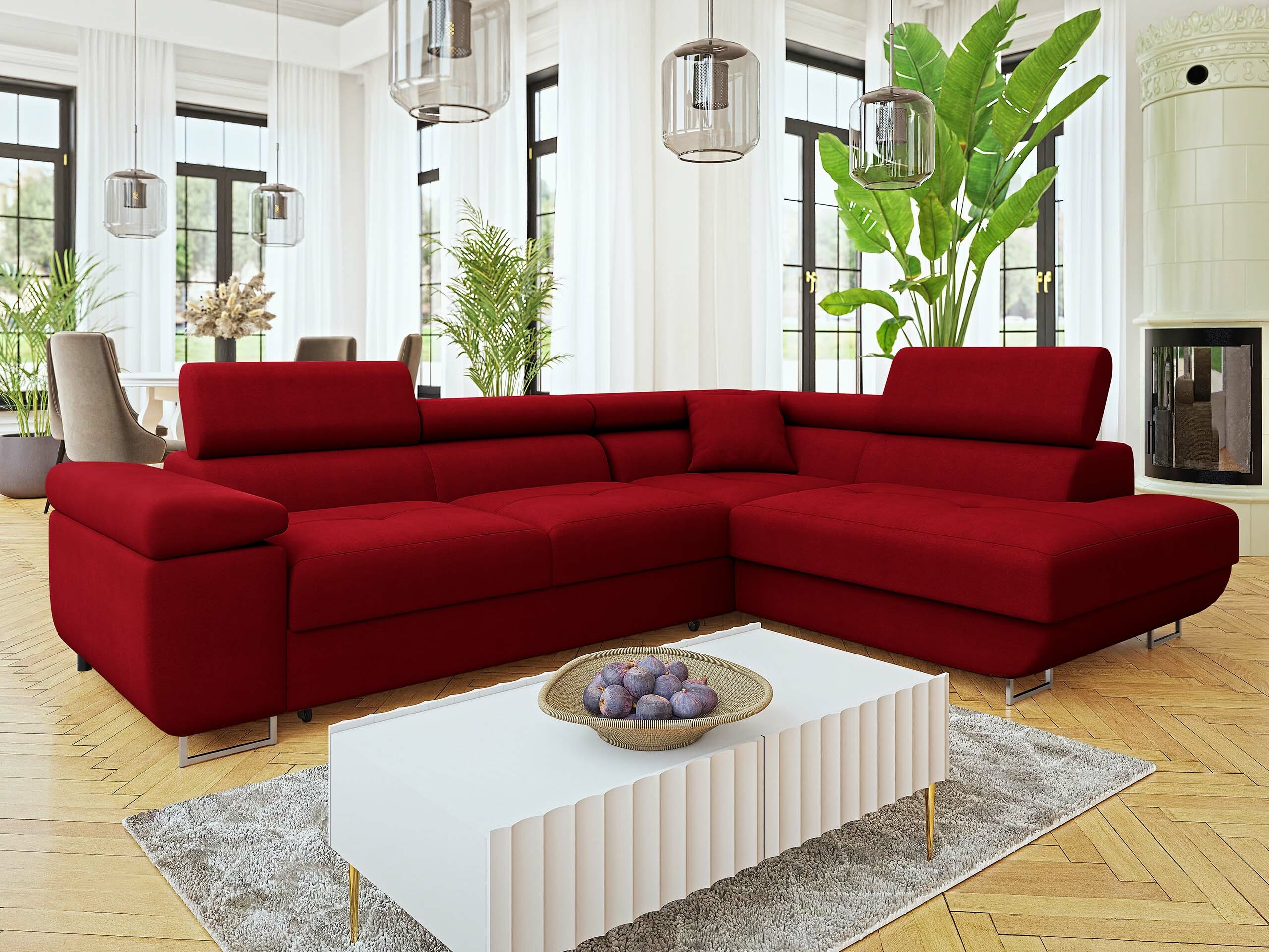 Corner sofa Comfivo Vinetum I (Venus Velvet 2926)