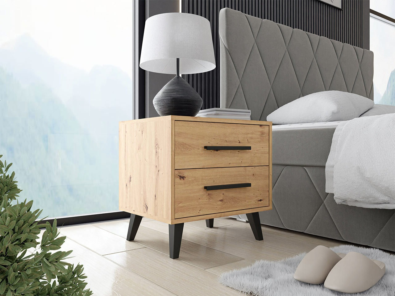 Bedside table Lombala 101