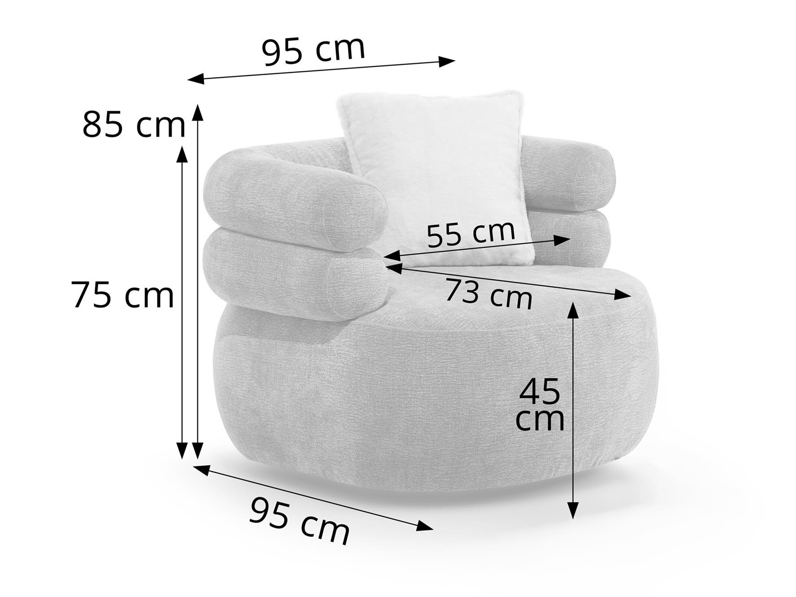 Armchair Margate 140 (Dress me 03)