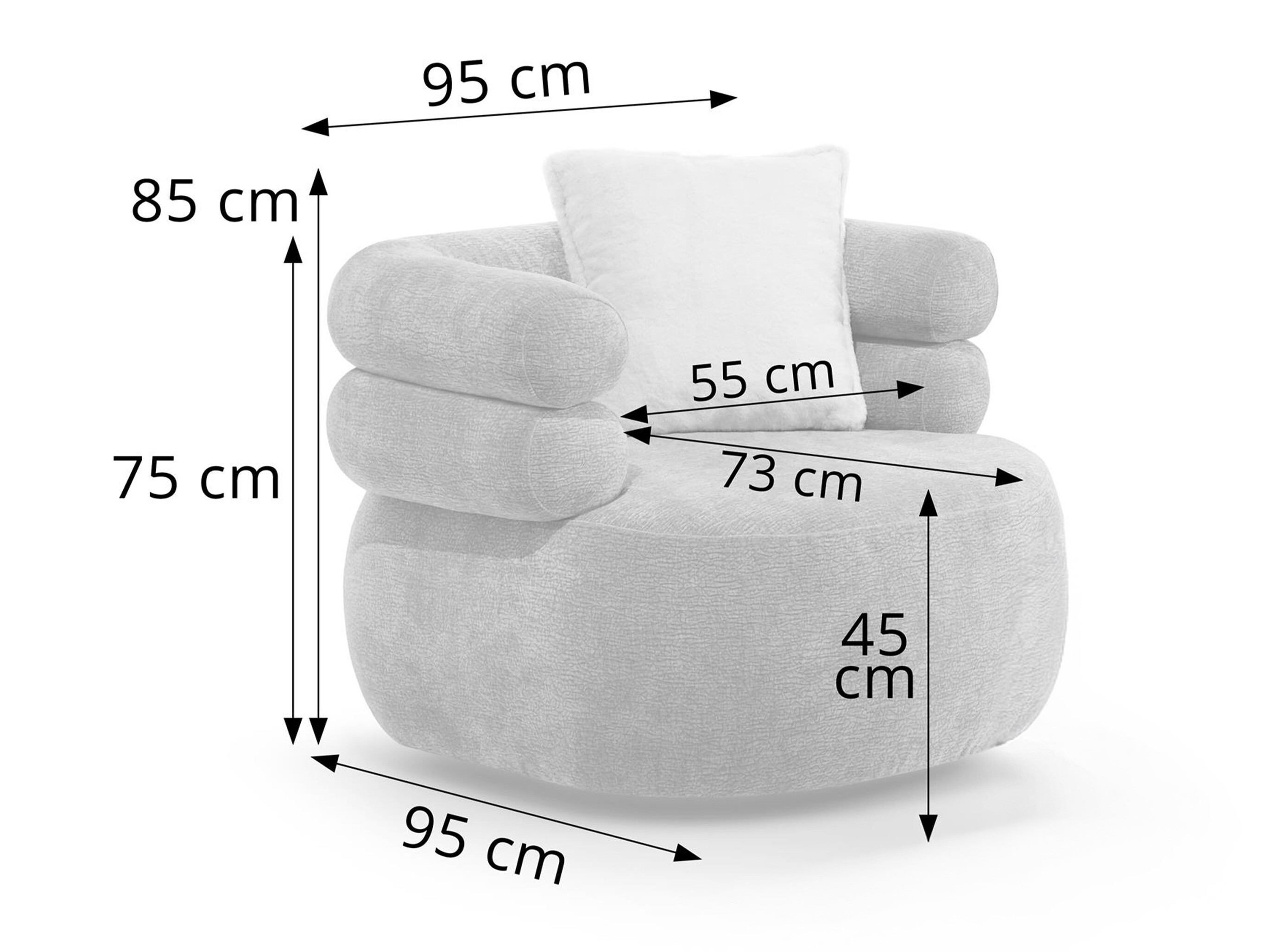 Armchair Margate 140 (Dress me 06)