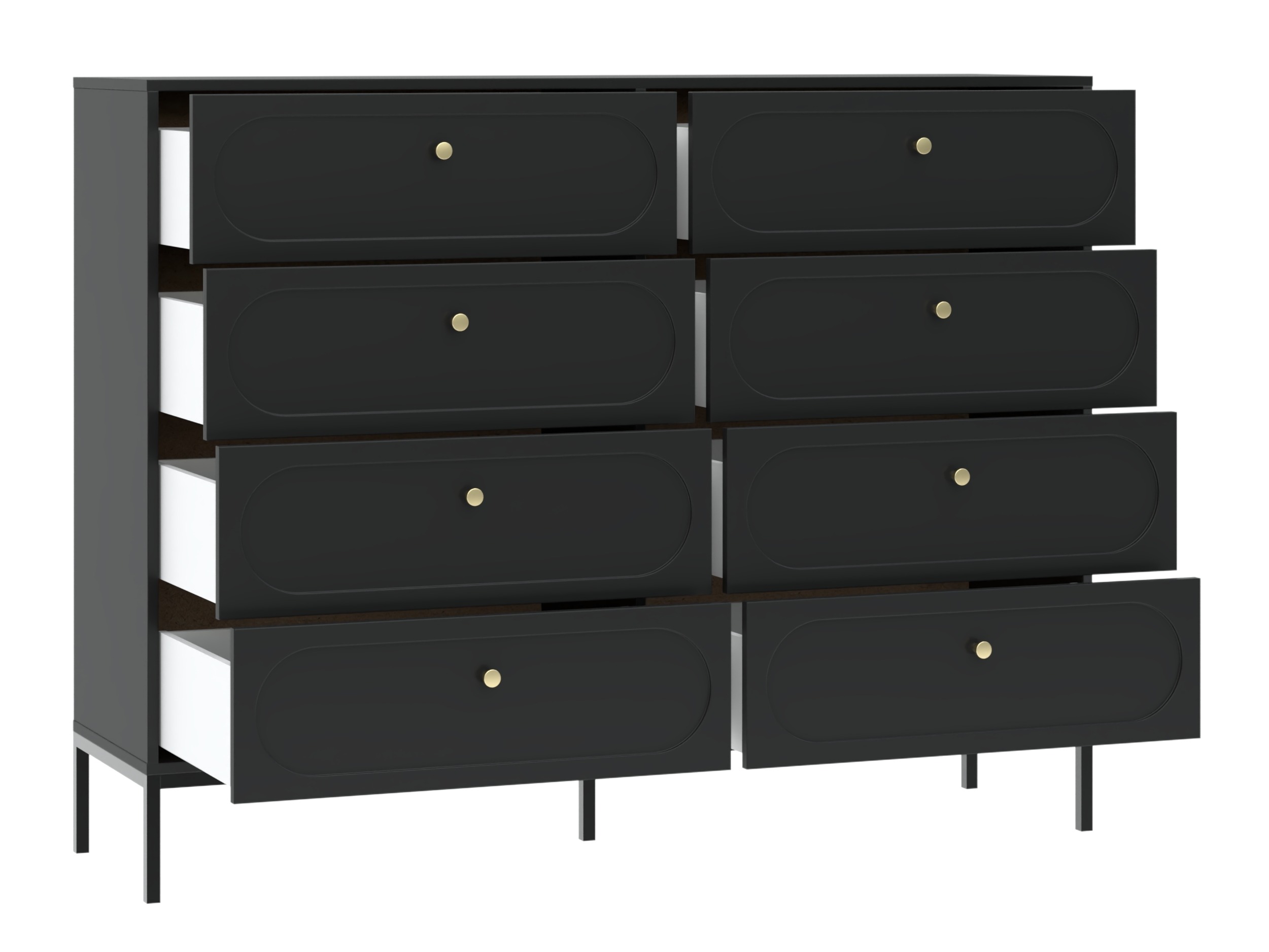 Chest of drawers Bristol 232 (Black)
