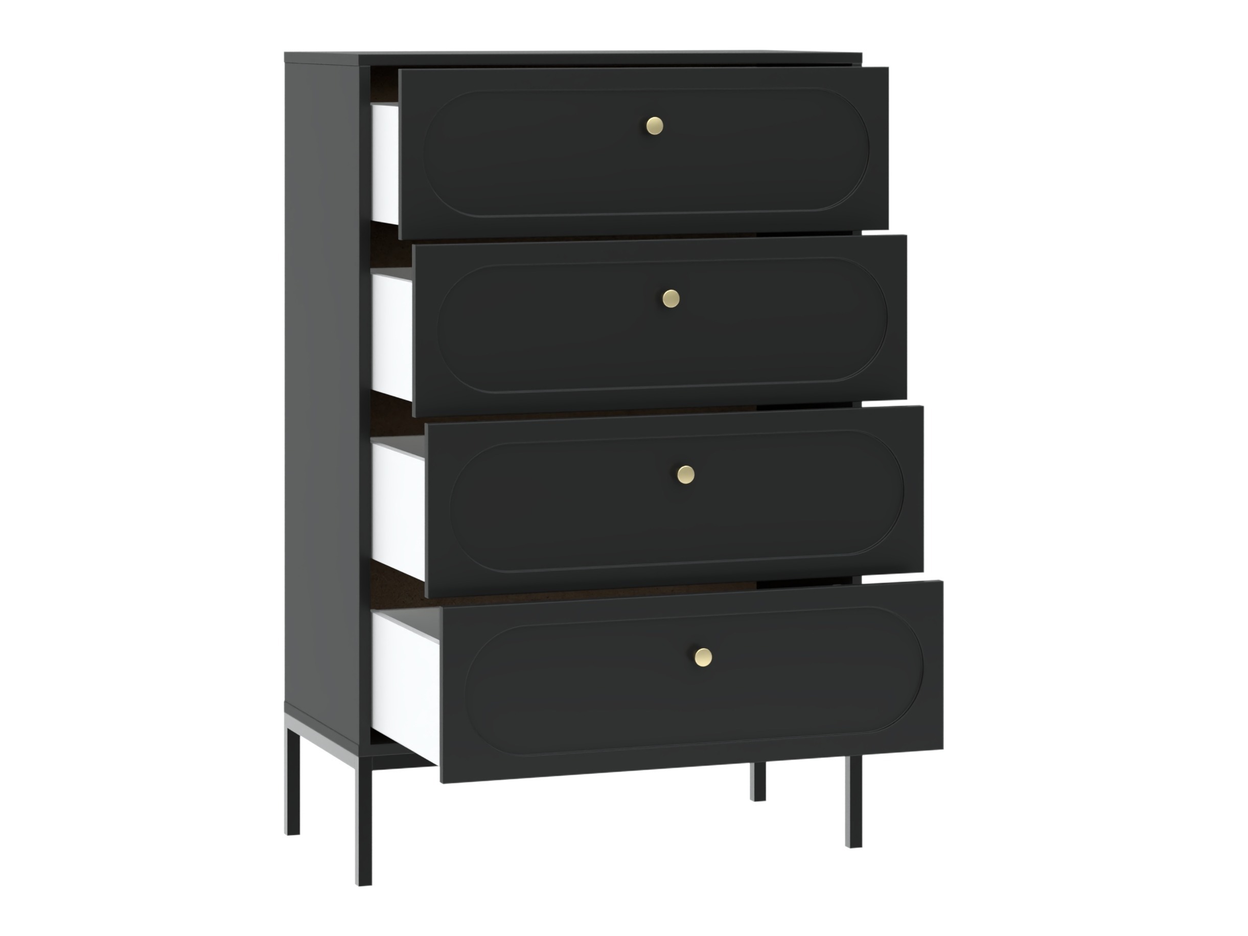 Chest of drawers Bristol 234 (Black)