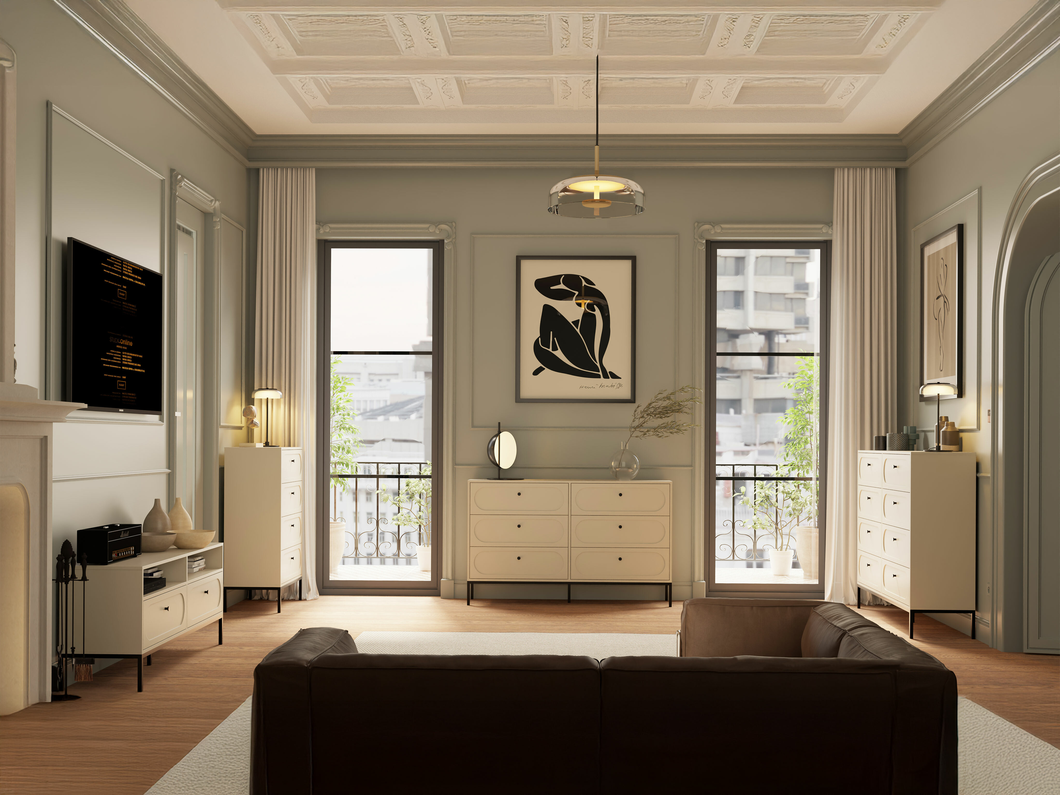 TV stand Bristol 235 (Cashmere)