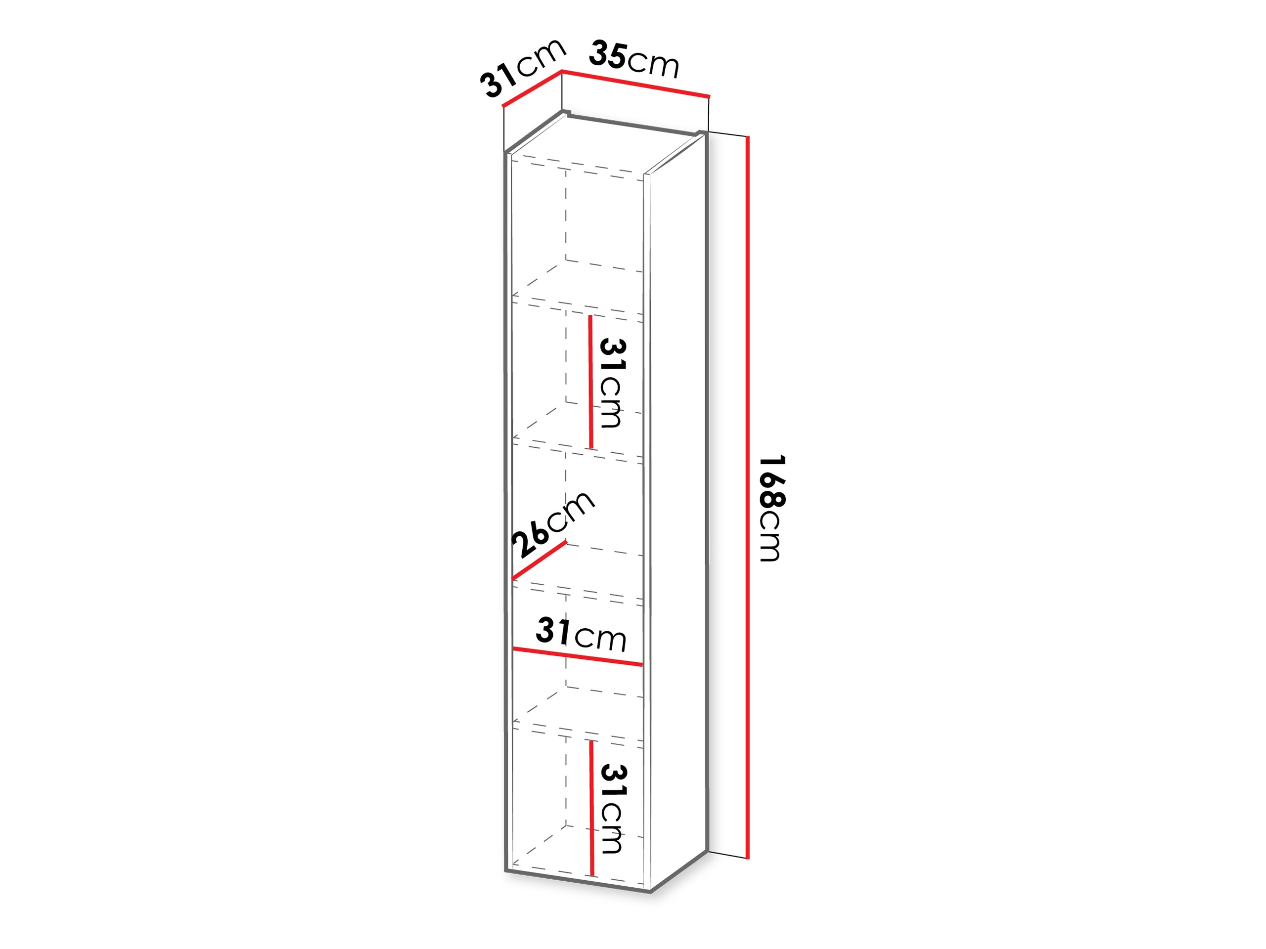 Wall shelf Donos I (Cashmere)