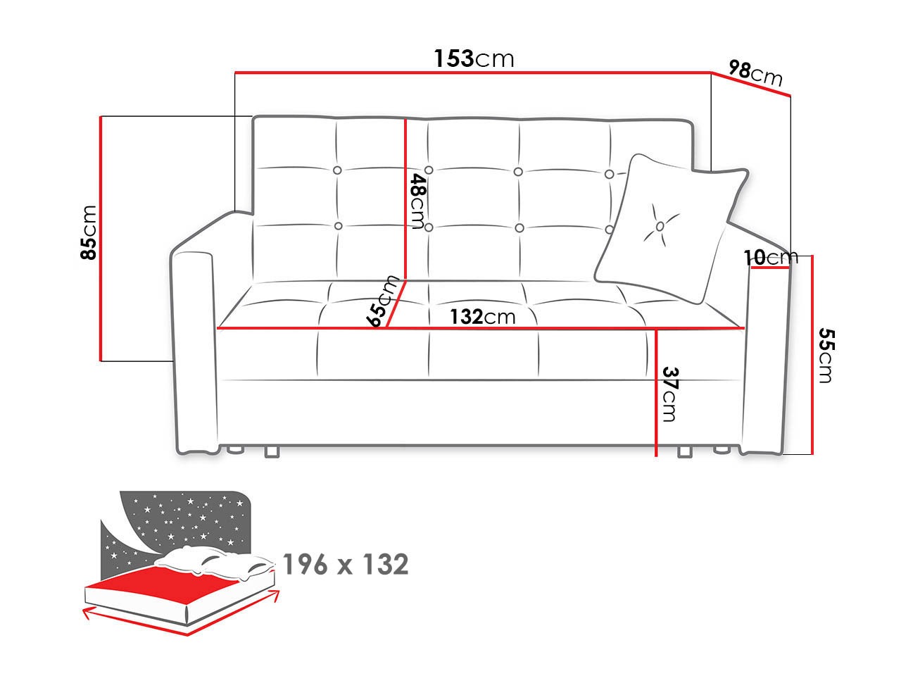 Sofa bed Seruna III (Nazar 225.05)