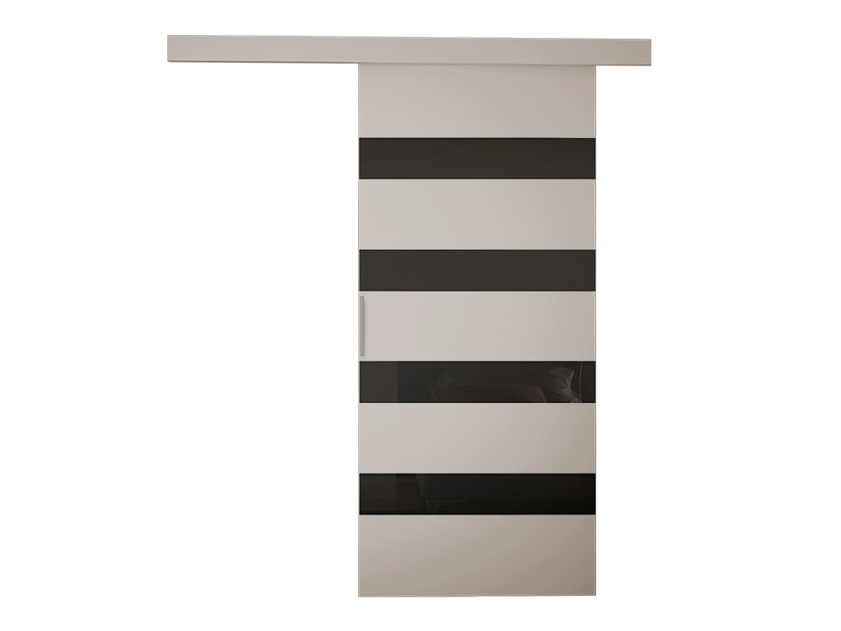 Sliding door Closico Materia V (Cashmere + Black)