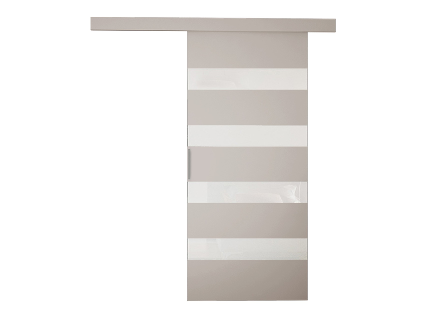 Sliding door Closico Materia V (Cashmere + White)