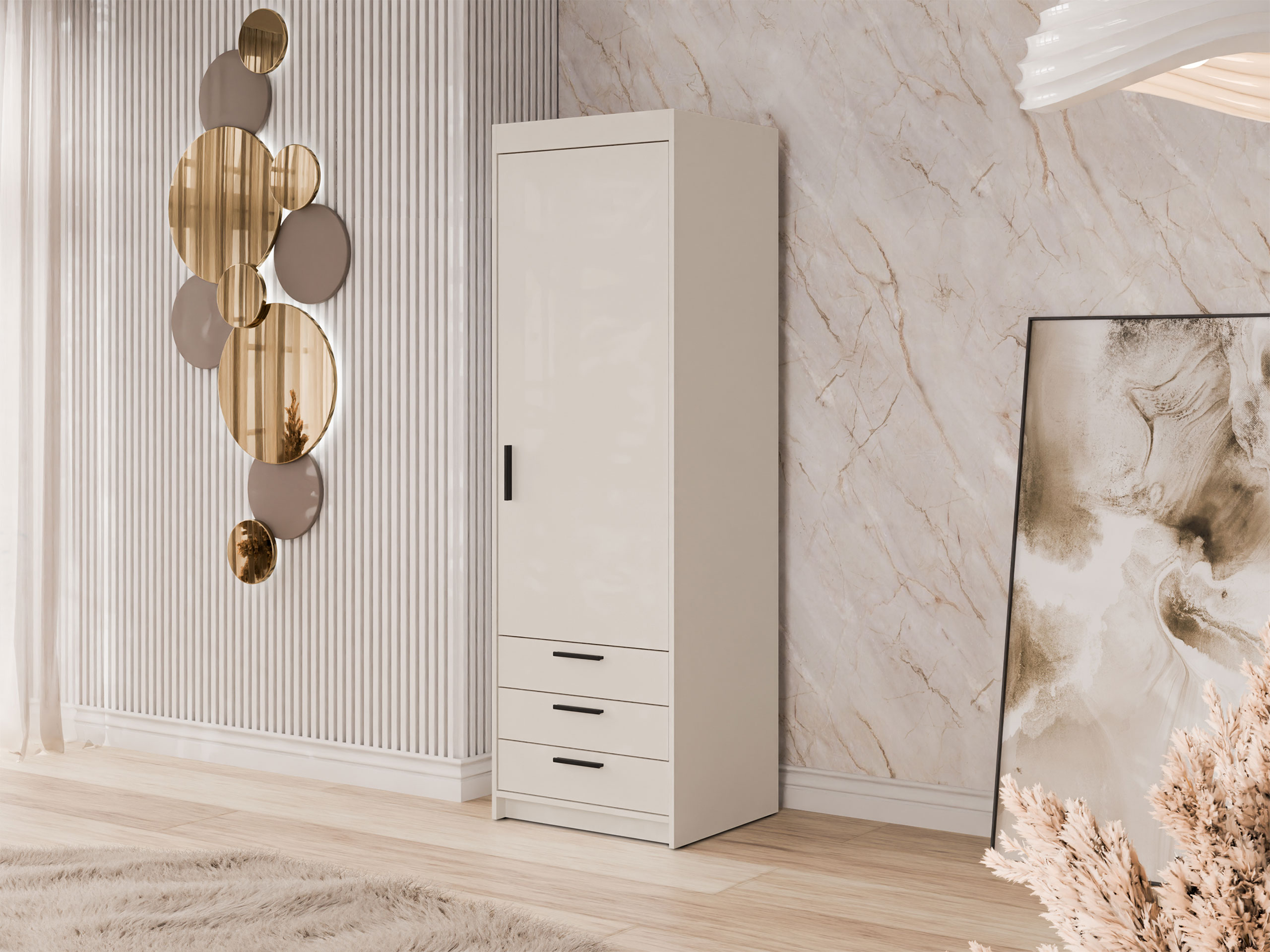 Bookcase Novduni 110 (Beige)