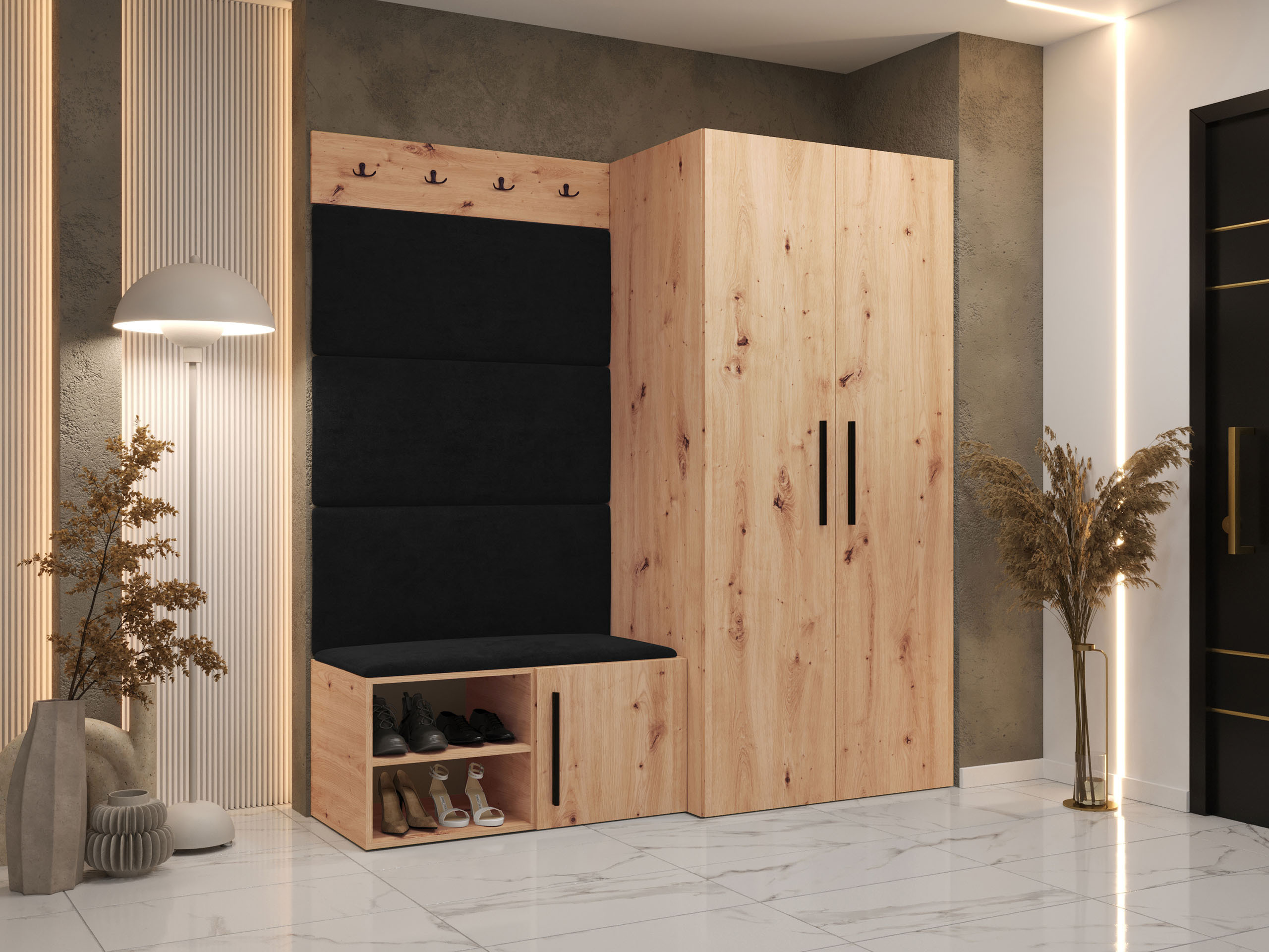 Hallway set Nitos I (Artisan oak)