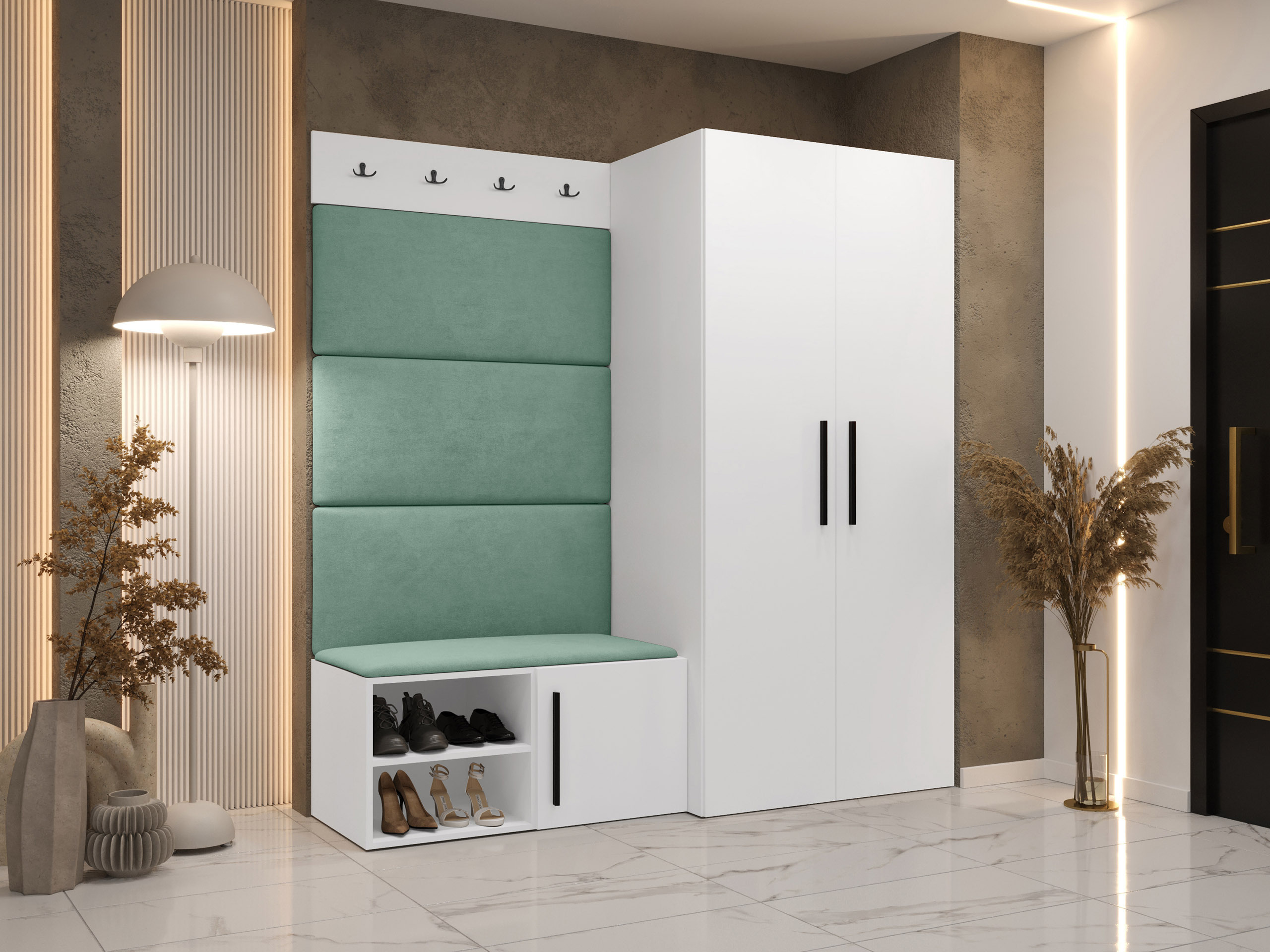 Hallway set Nitos I (White)