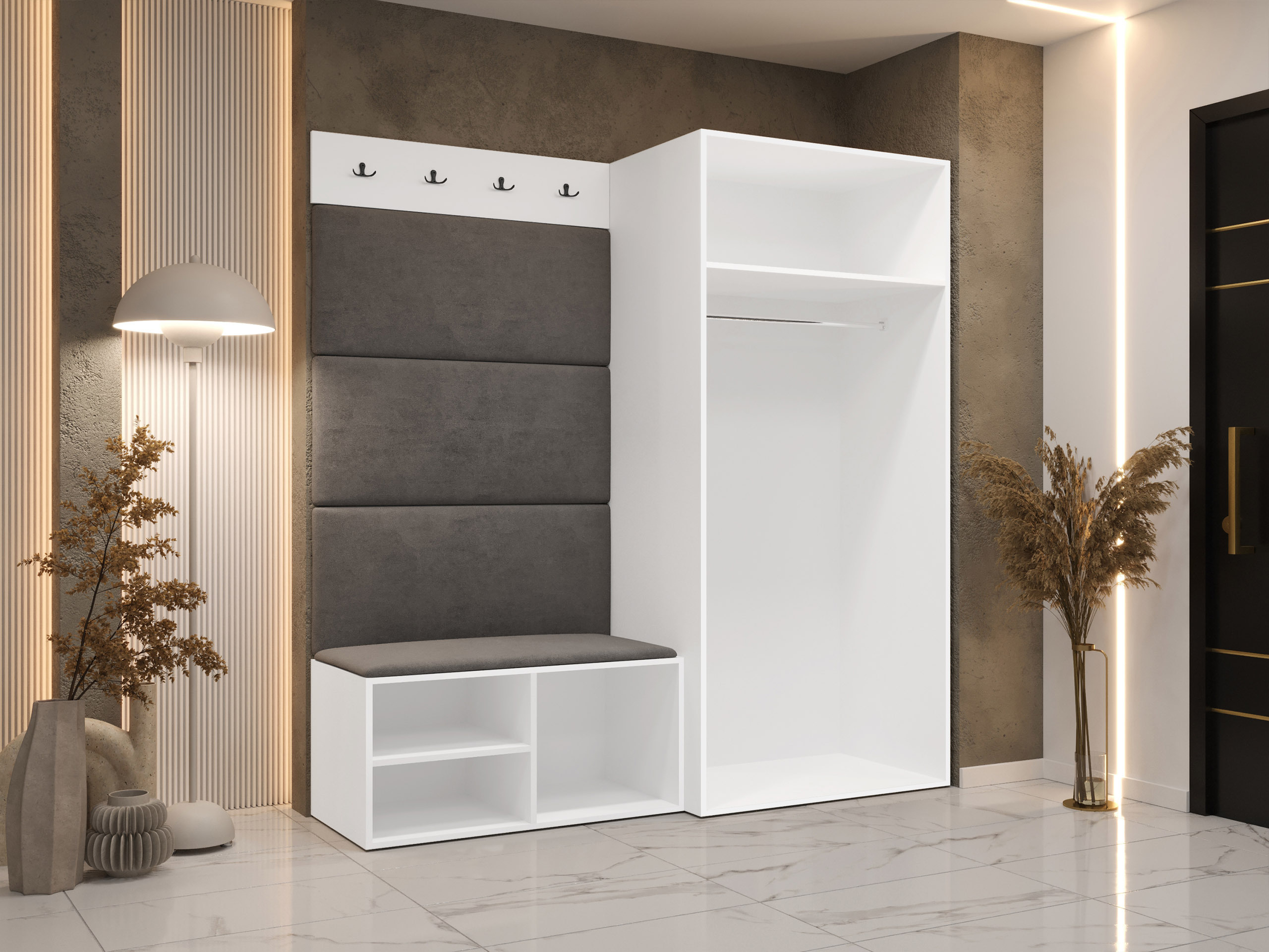 Hallway set Nitos I (White)