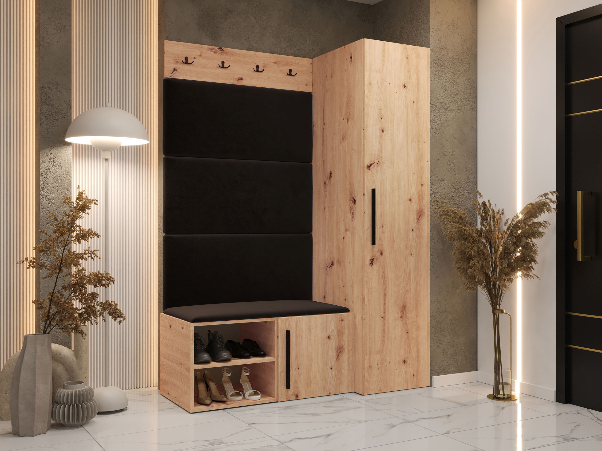 Hallway set Nitos II (Artisan oak)