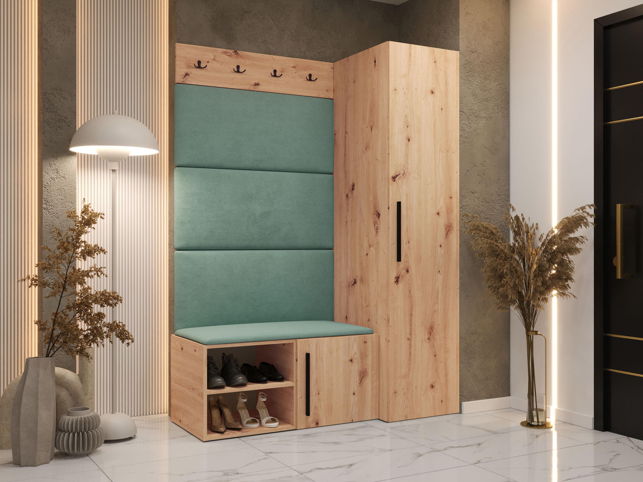 Hallway set Nitos II (Artisan oak)