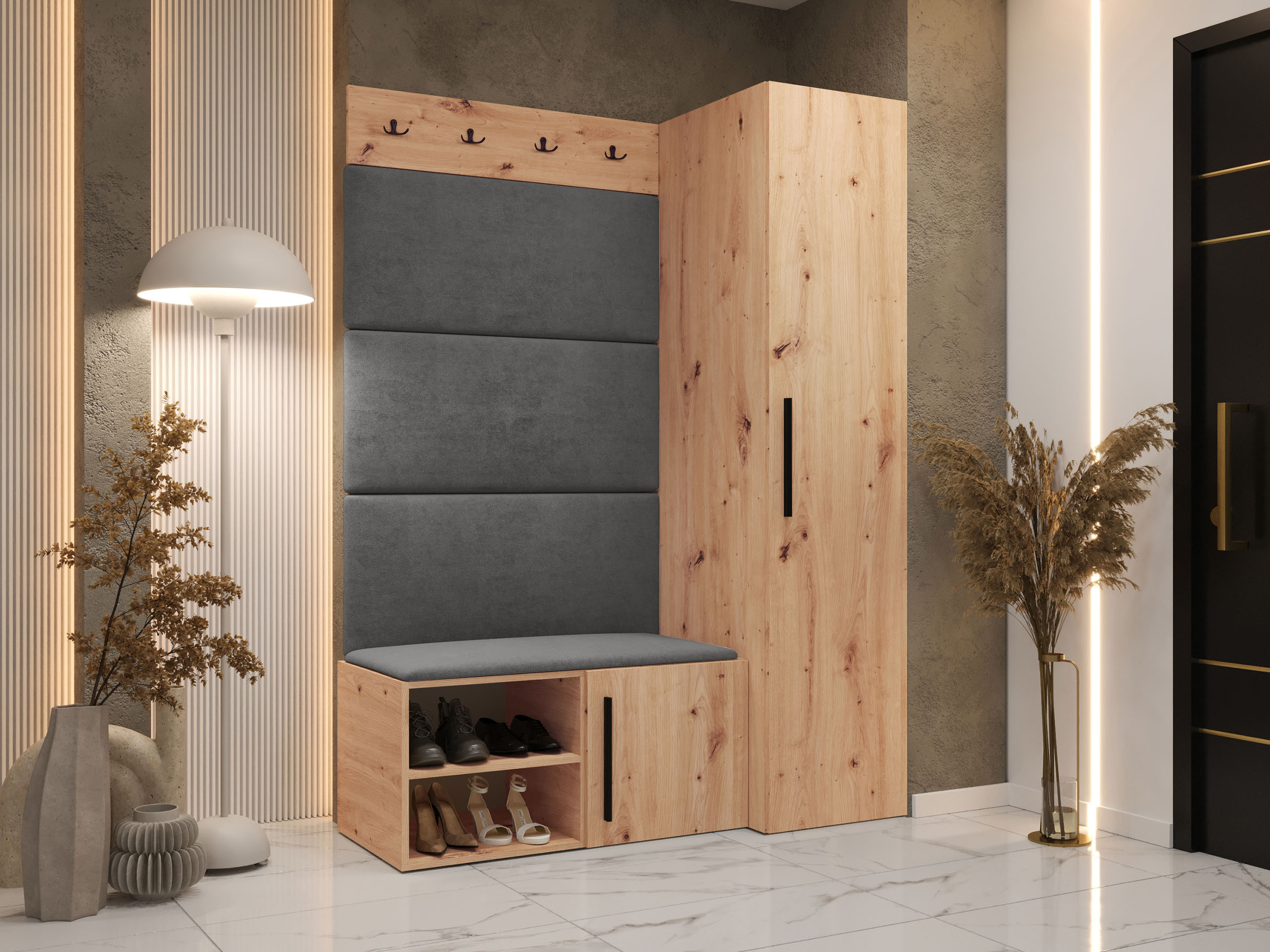 Hallway set Nitos II (Artisan oak)