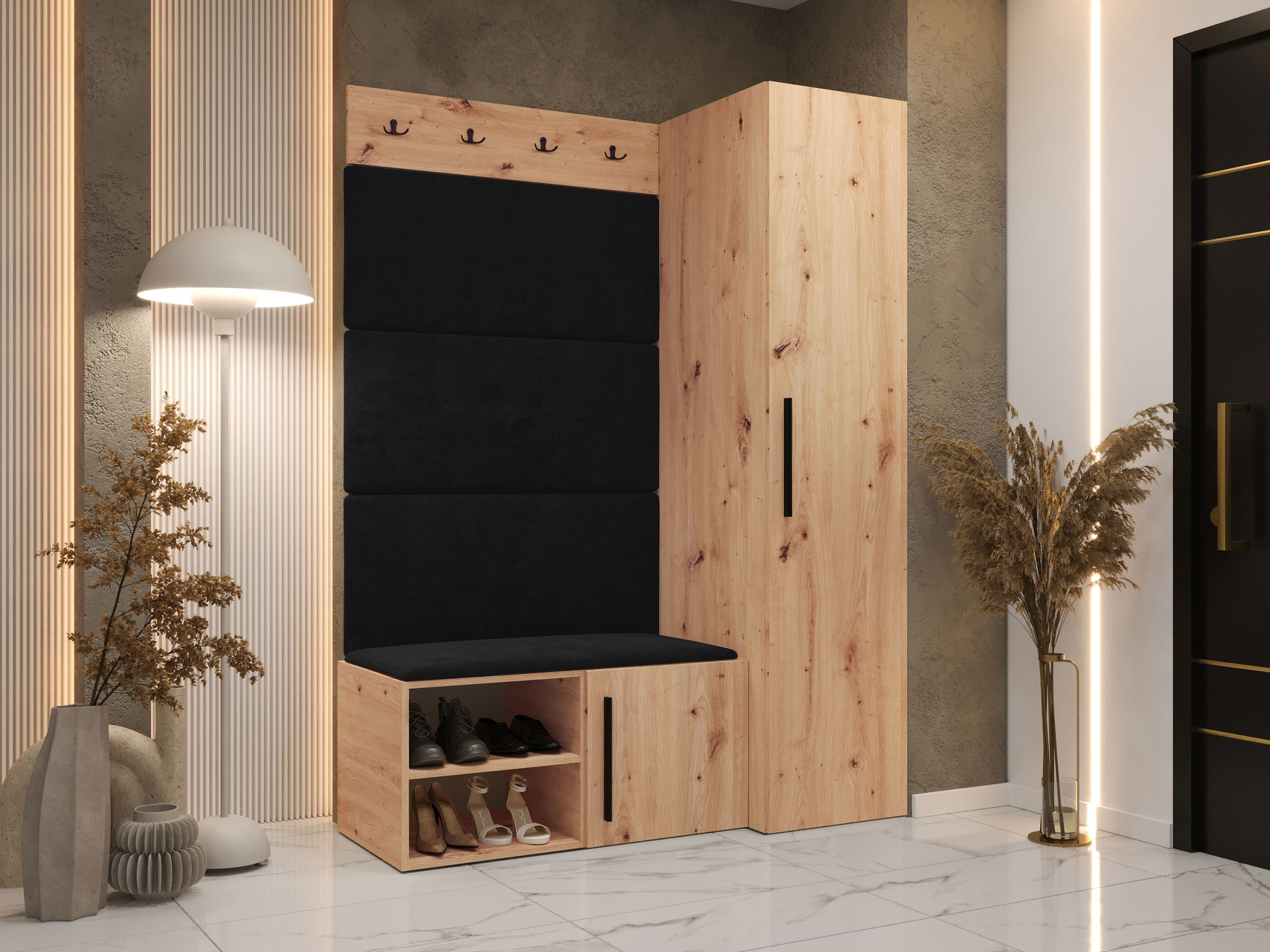 Hallway set Nitos II (Artisan oak)