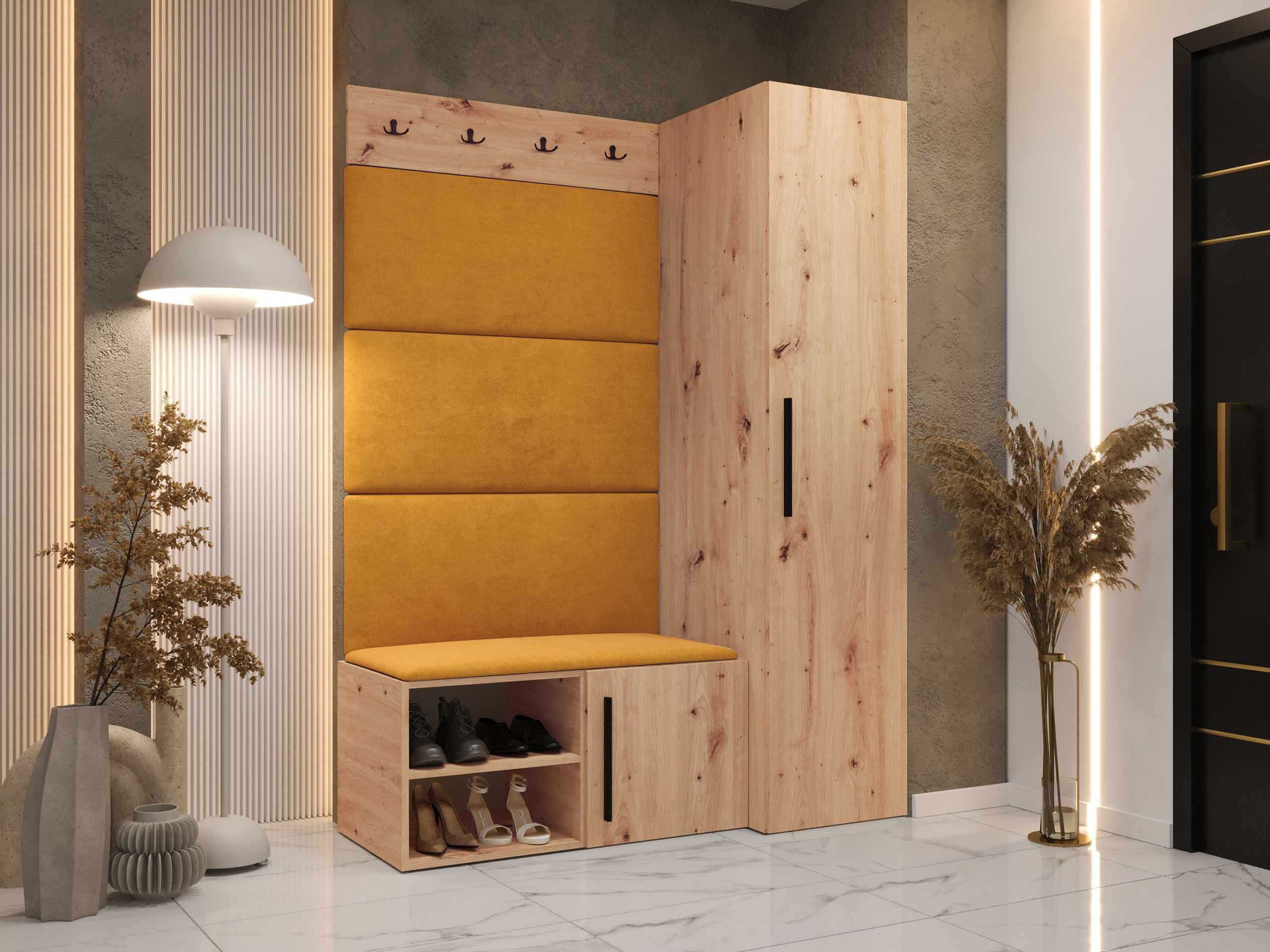 Hallway set Nitos II (Artisan oak)