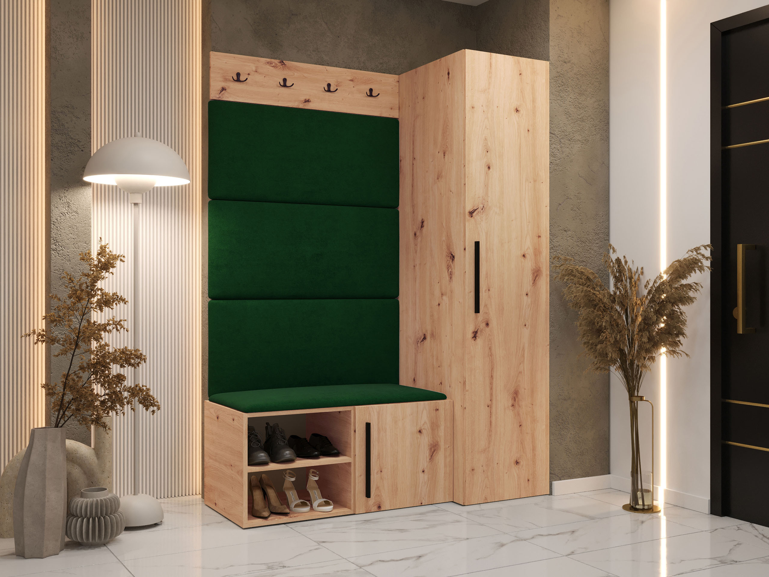 Hallway set Nitos II (Artisan oak)