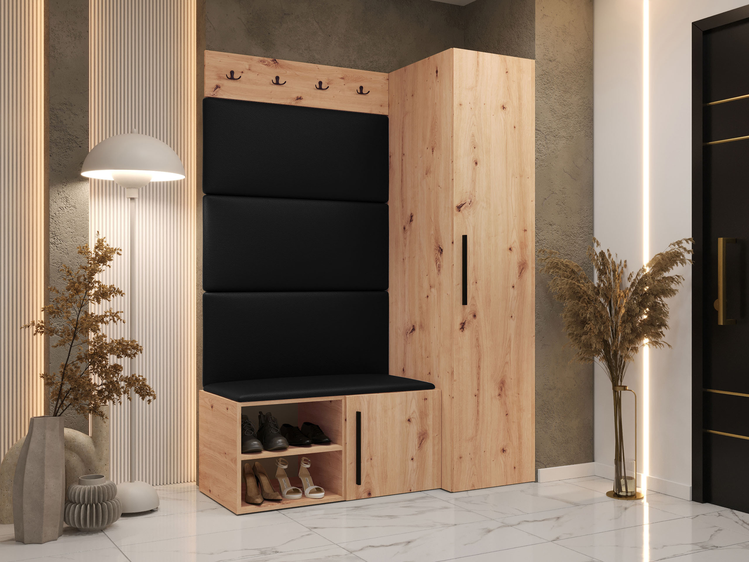 Hallway set Nitos II (Artisan oak)