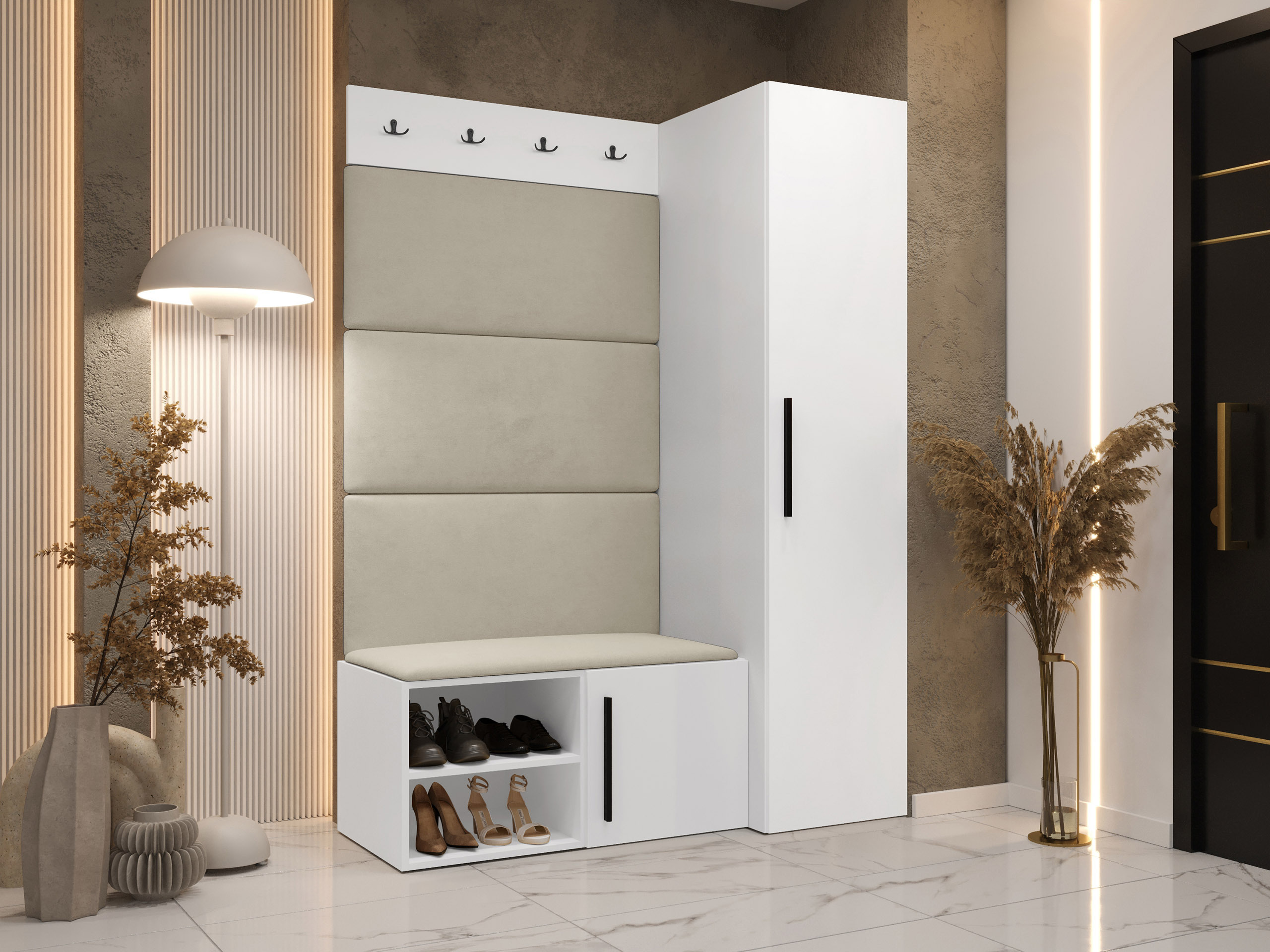 Hallway set Nitos II (White)