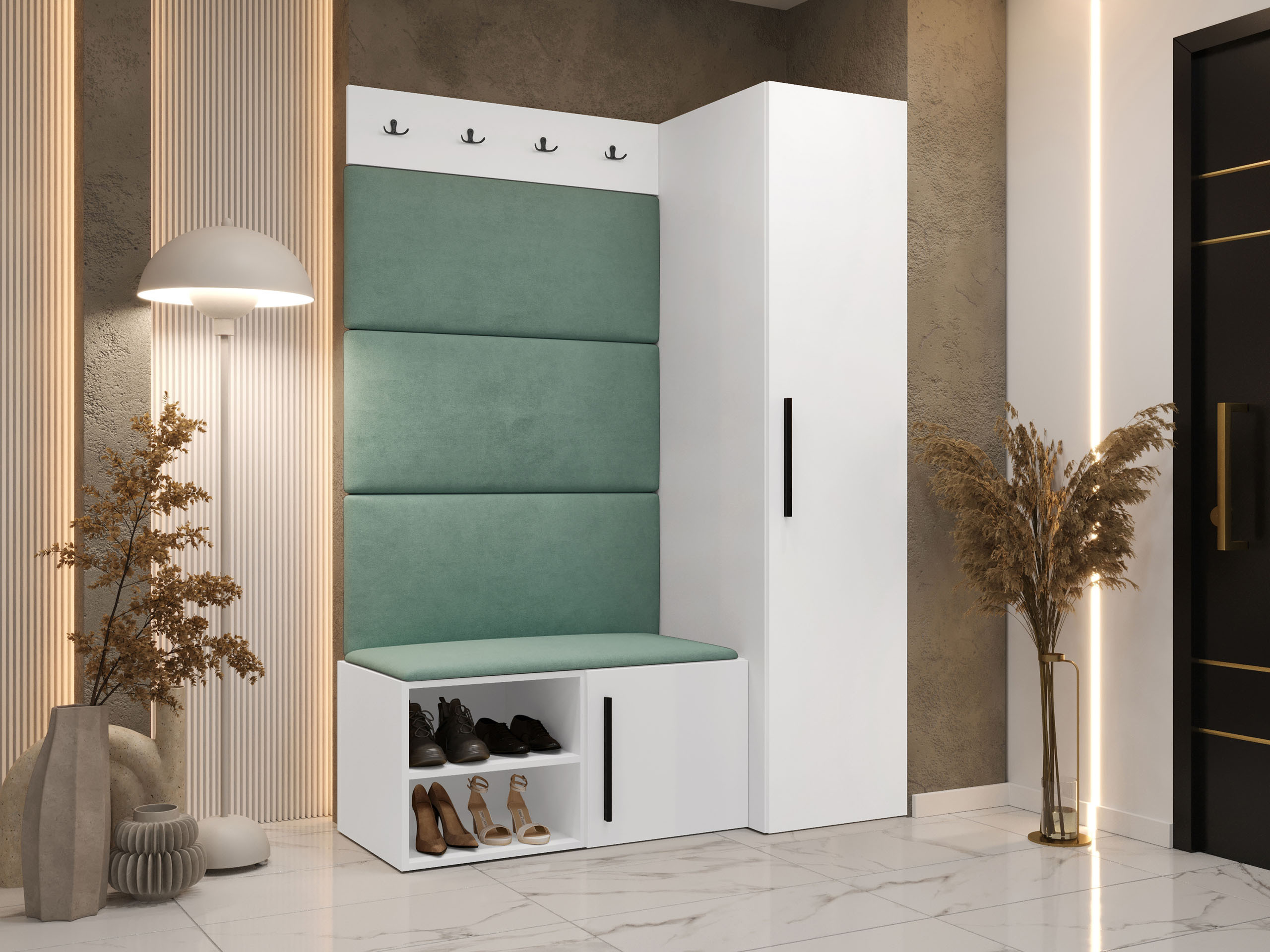 Hallway set Nitos II (White)