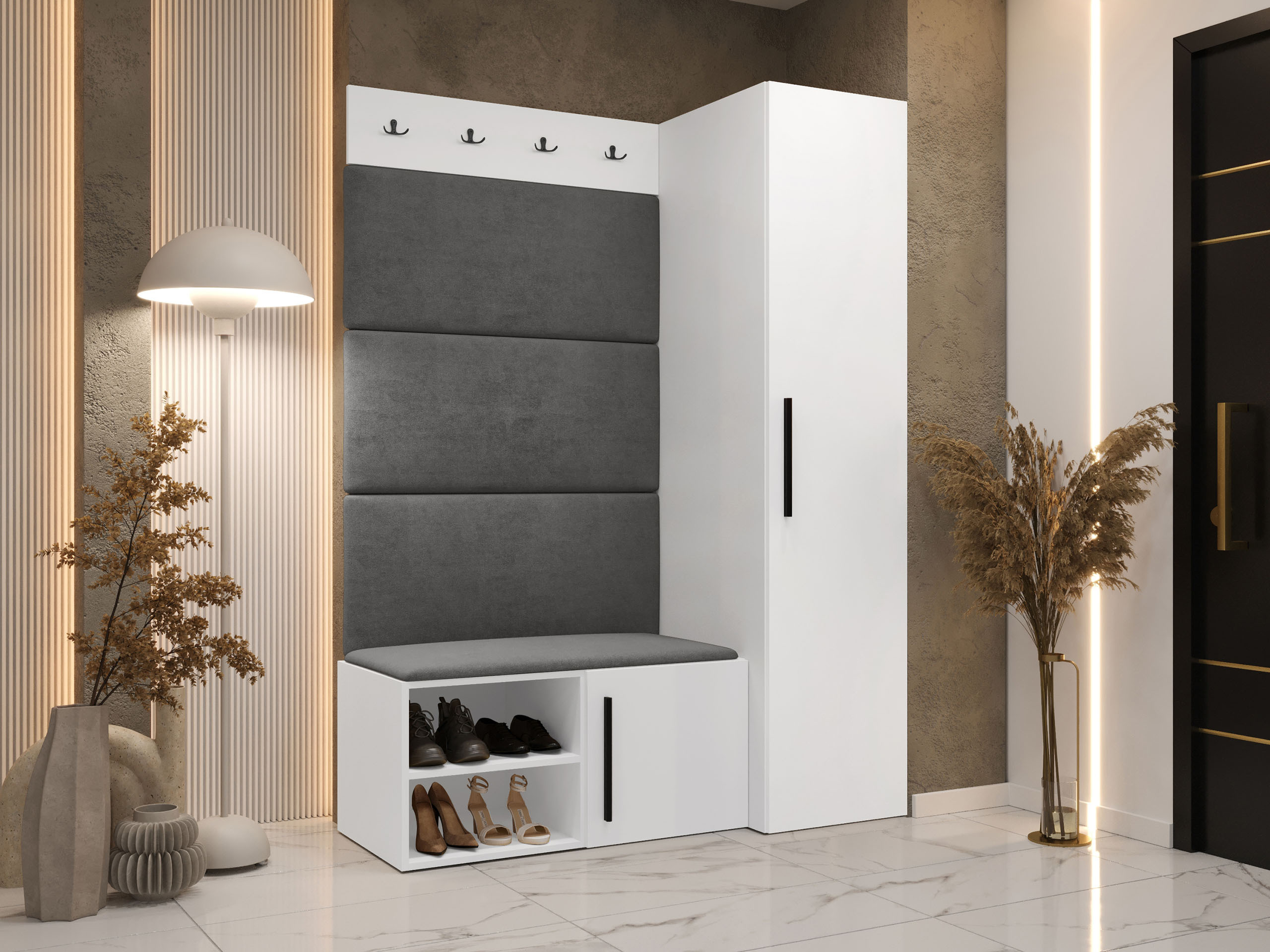 Hallway set Nitos II (White)