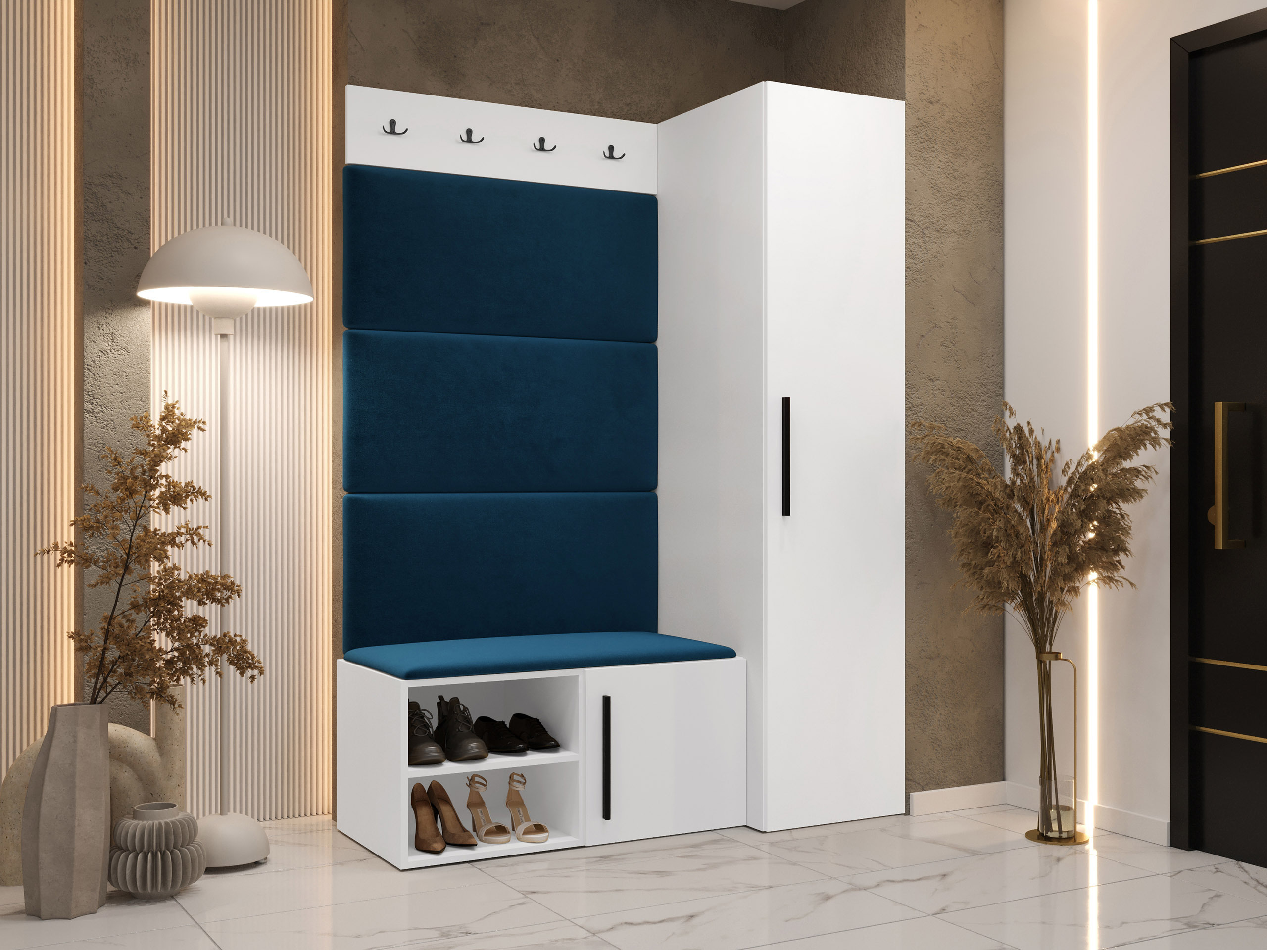 Hallway set Nitos II (White)