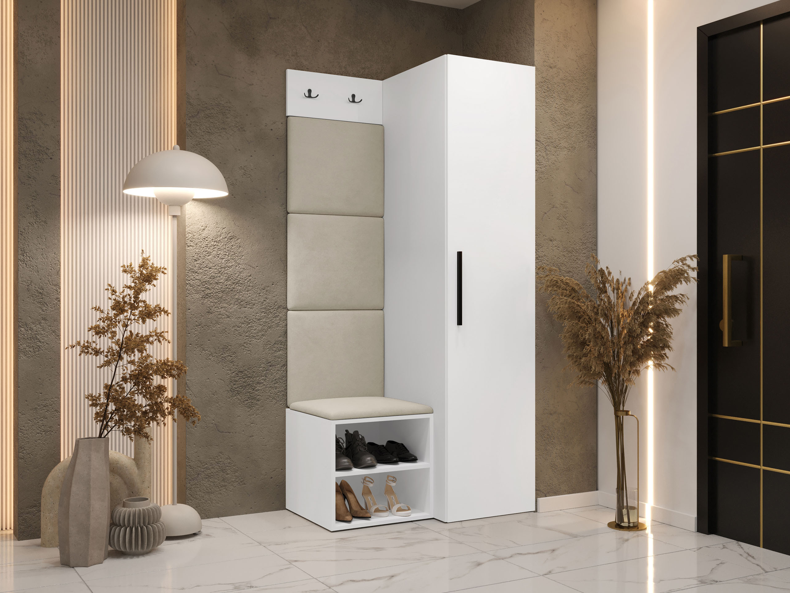 Hallway set Nitos III (White)