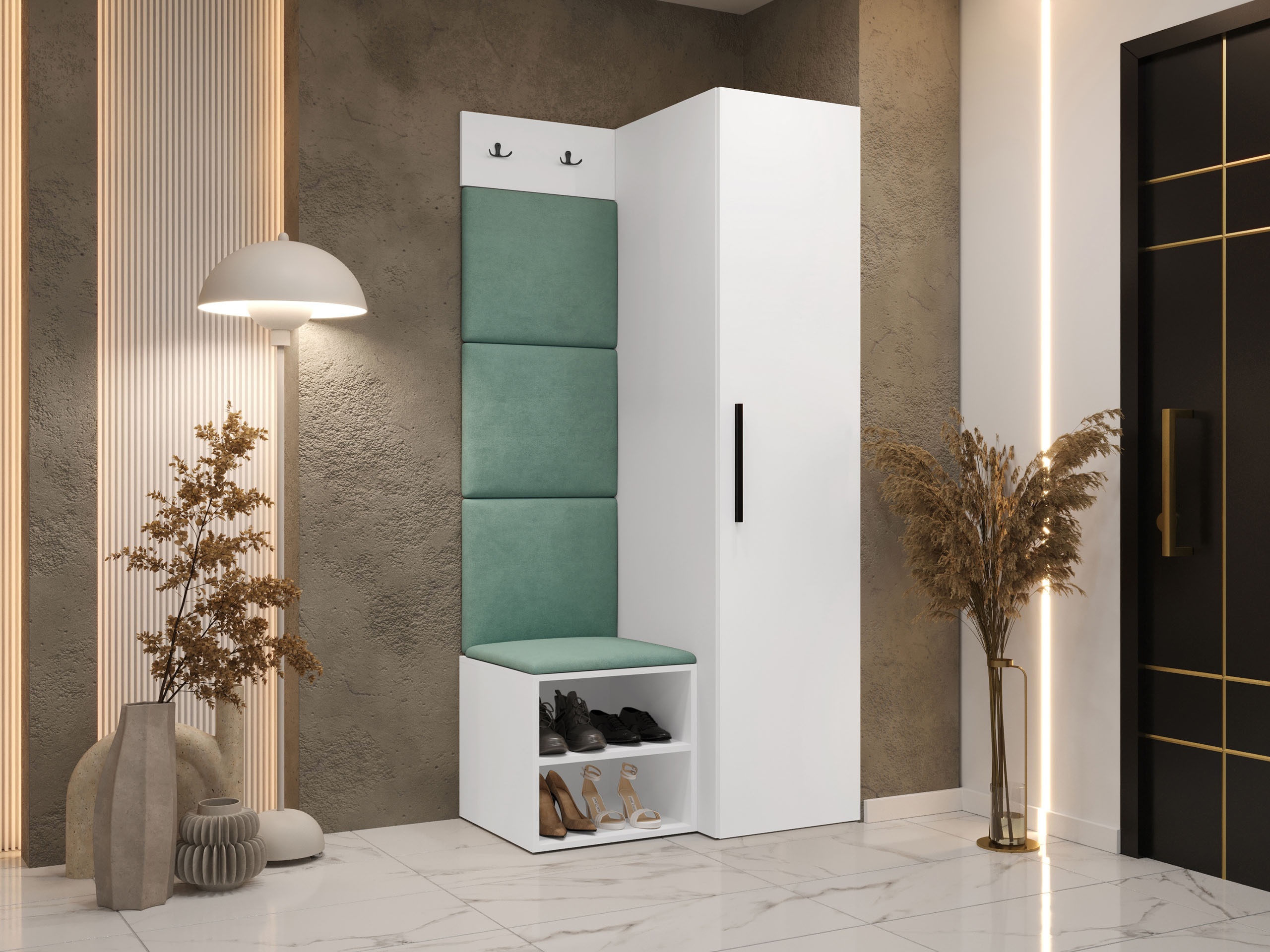 Hallway set Nitos III (White)