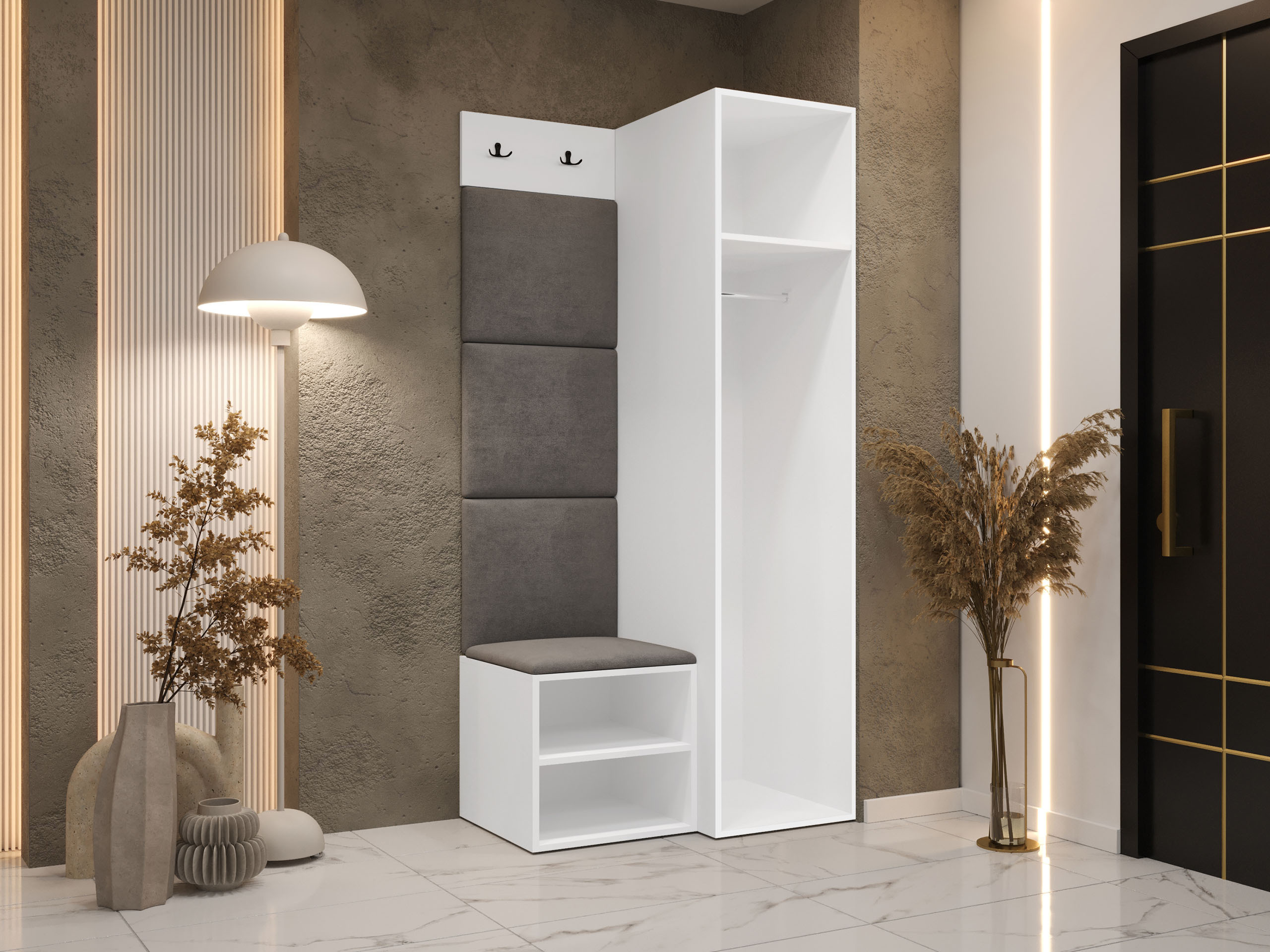 Hallway set Nitos III (White)