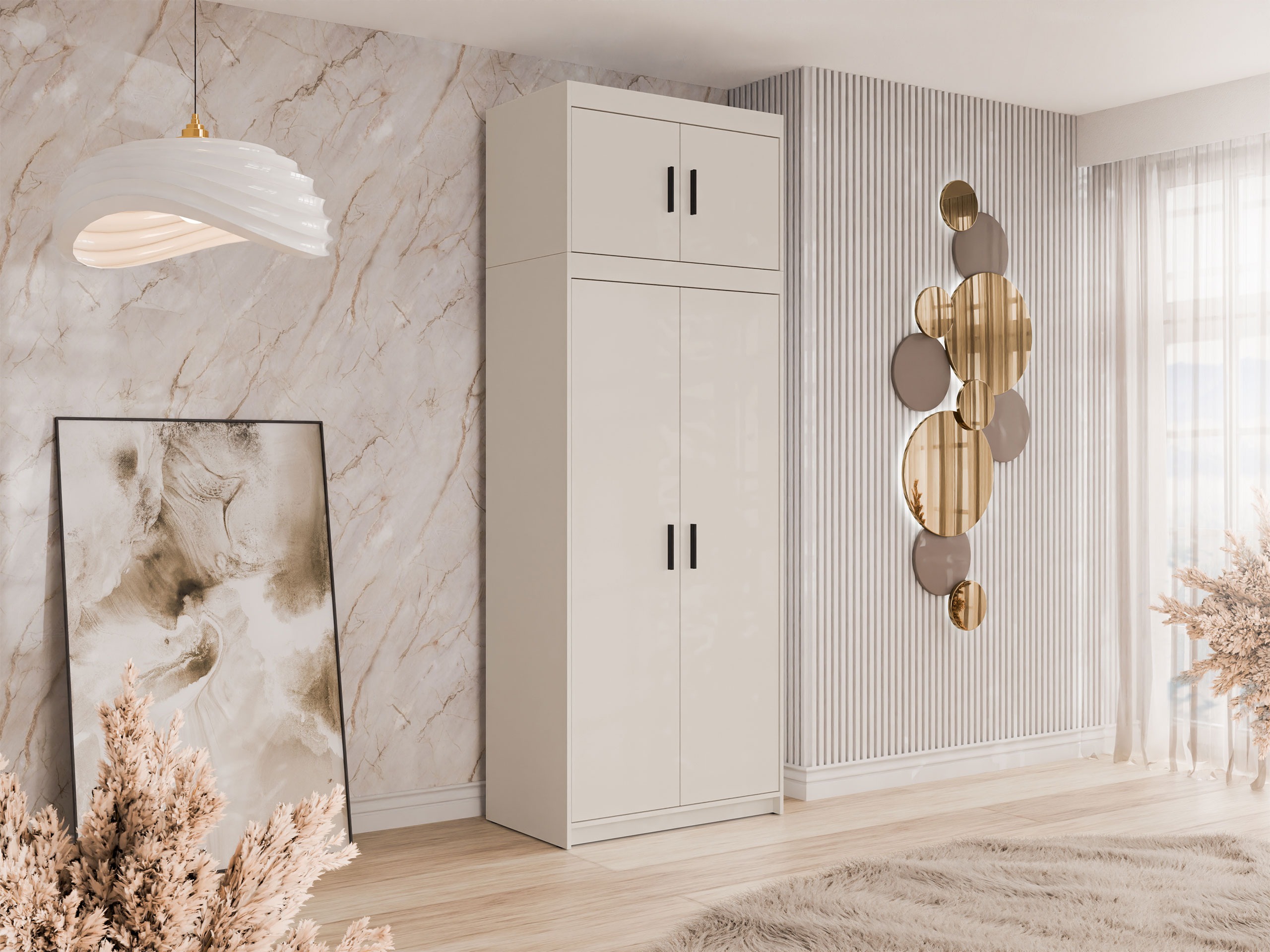 Wardrobe Novduni 103 (Beige)