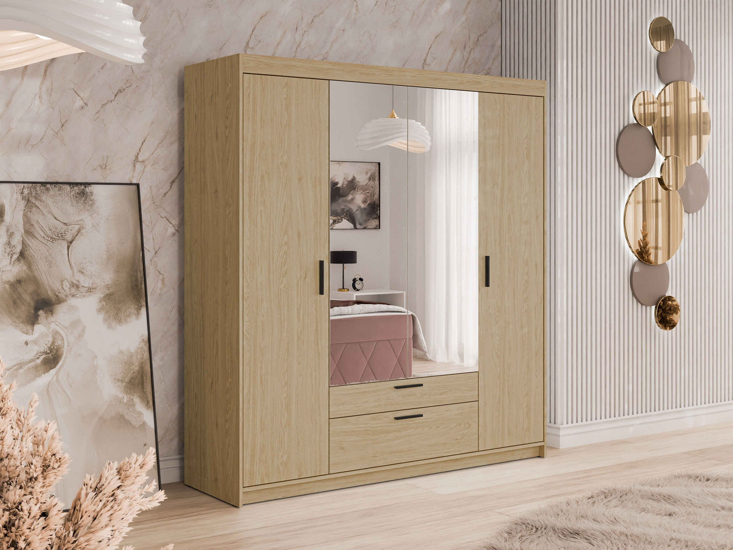 Wardrobe Novduni 108 (Oak)