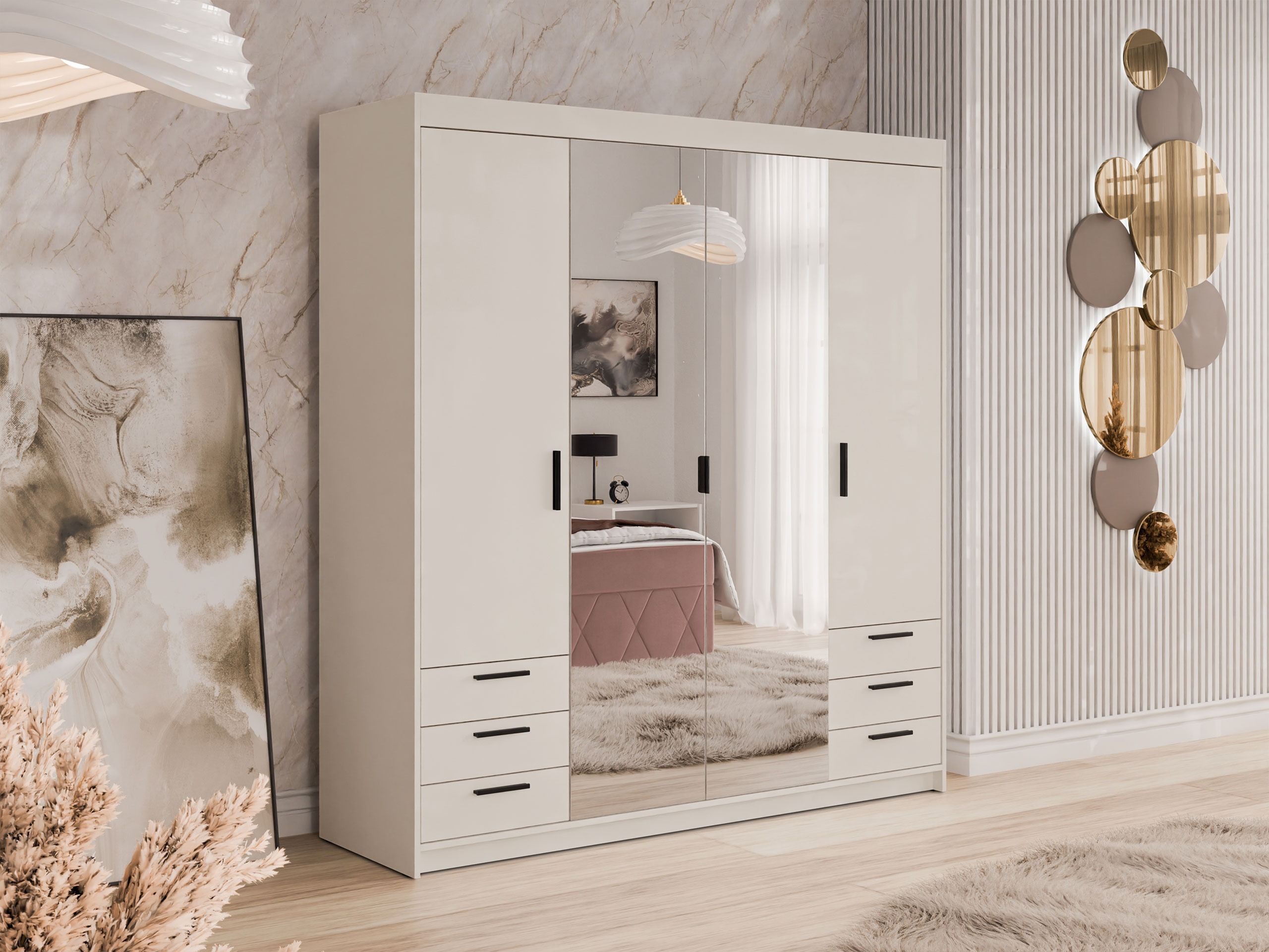 Wardrobe Novduni 115 (Beige)
