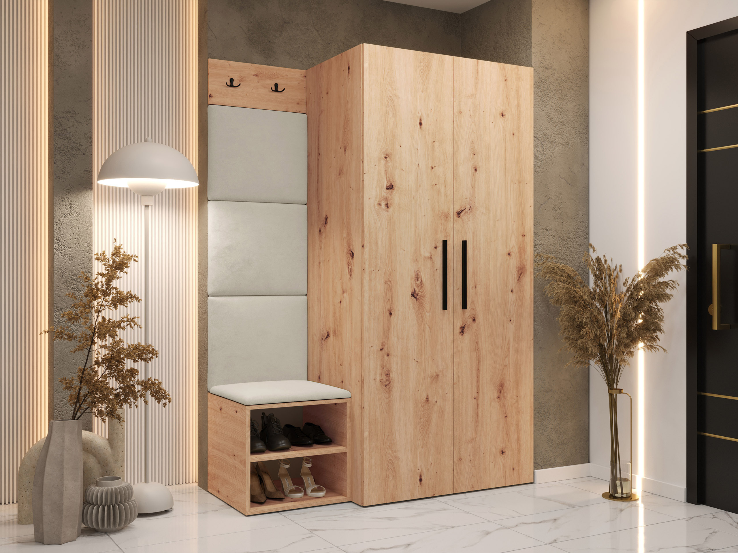 Hallway set Nitos IV (Artisan oak)