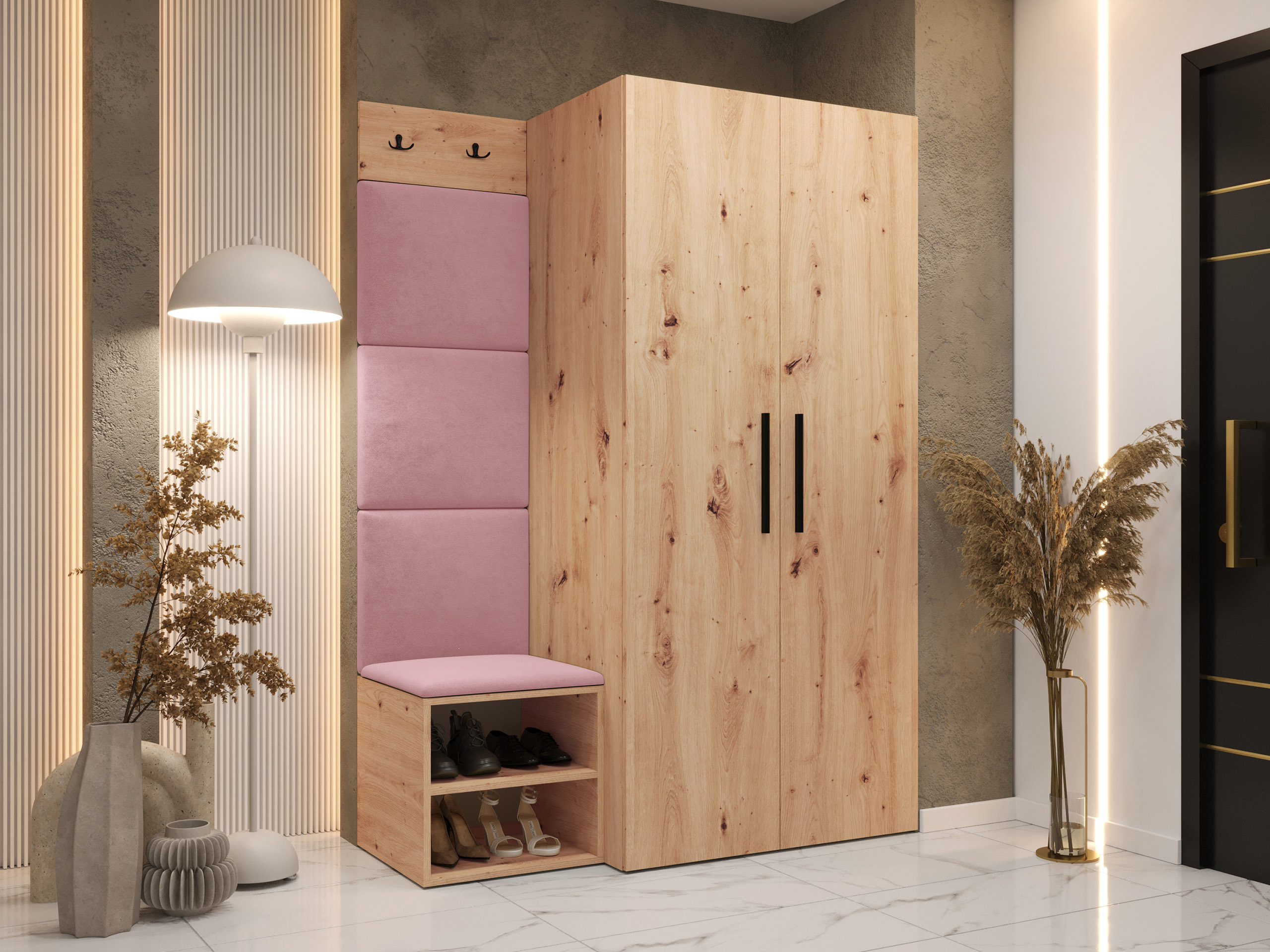 Hallway set Nitos IV (Artisan oak)