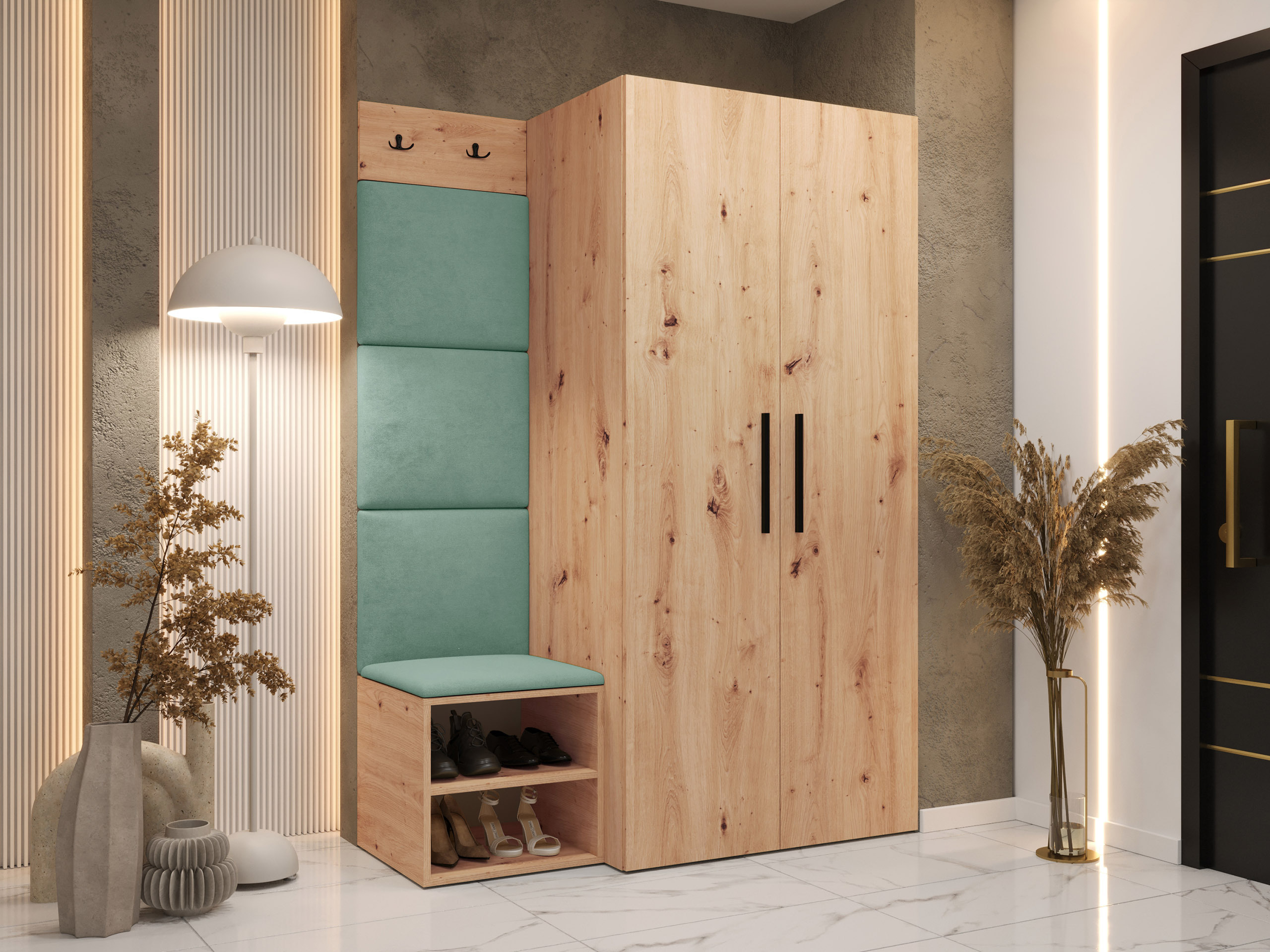 Hallway set Nitos IV (Artisan oak)