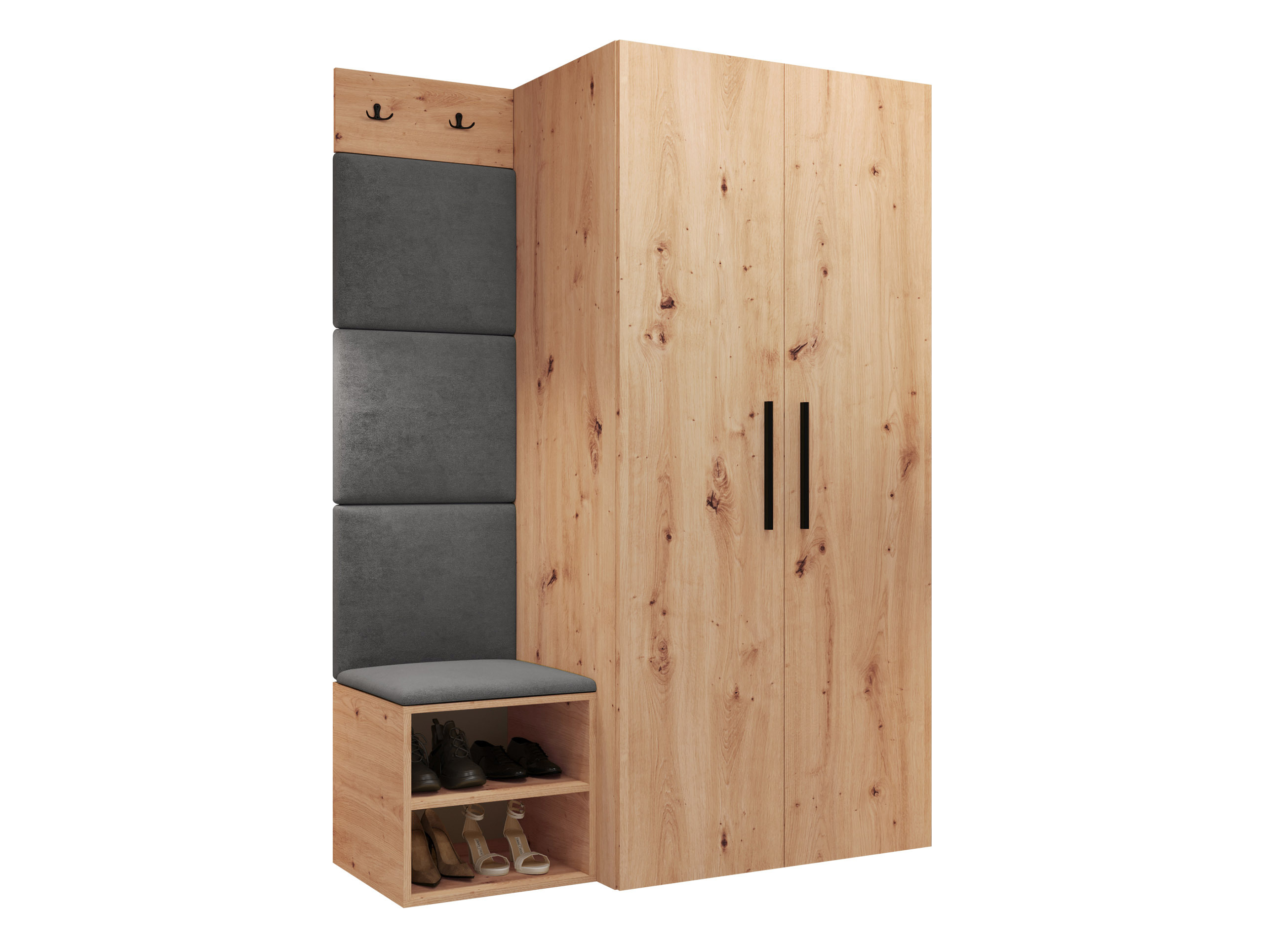 Hallway set Nitos IV (Artisan oak)