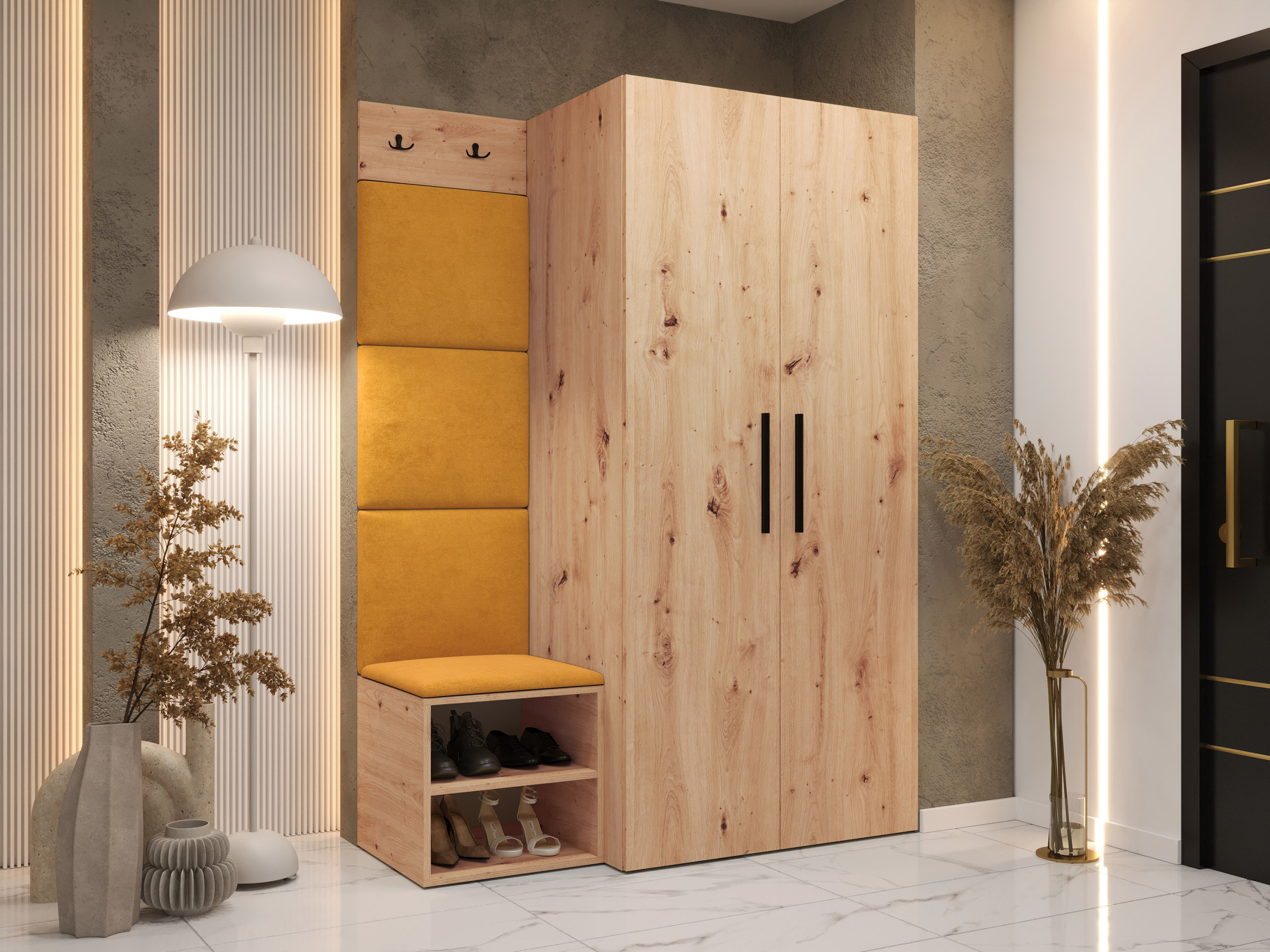 Hallway set Nitos IV (Artisan oak)