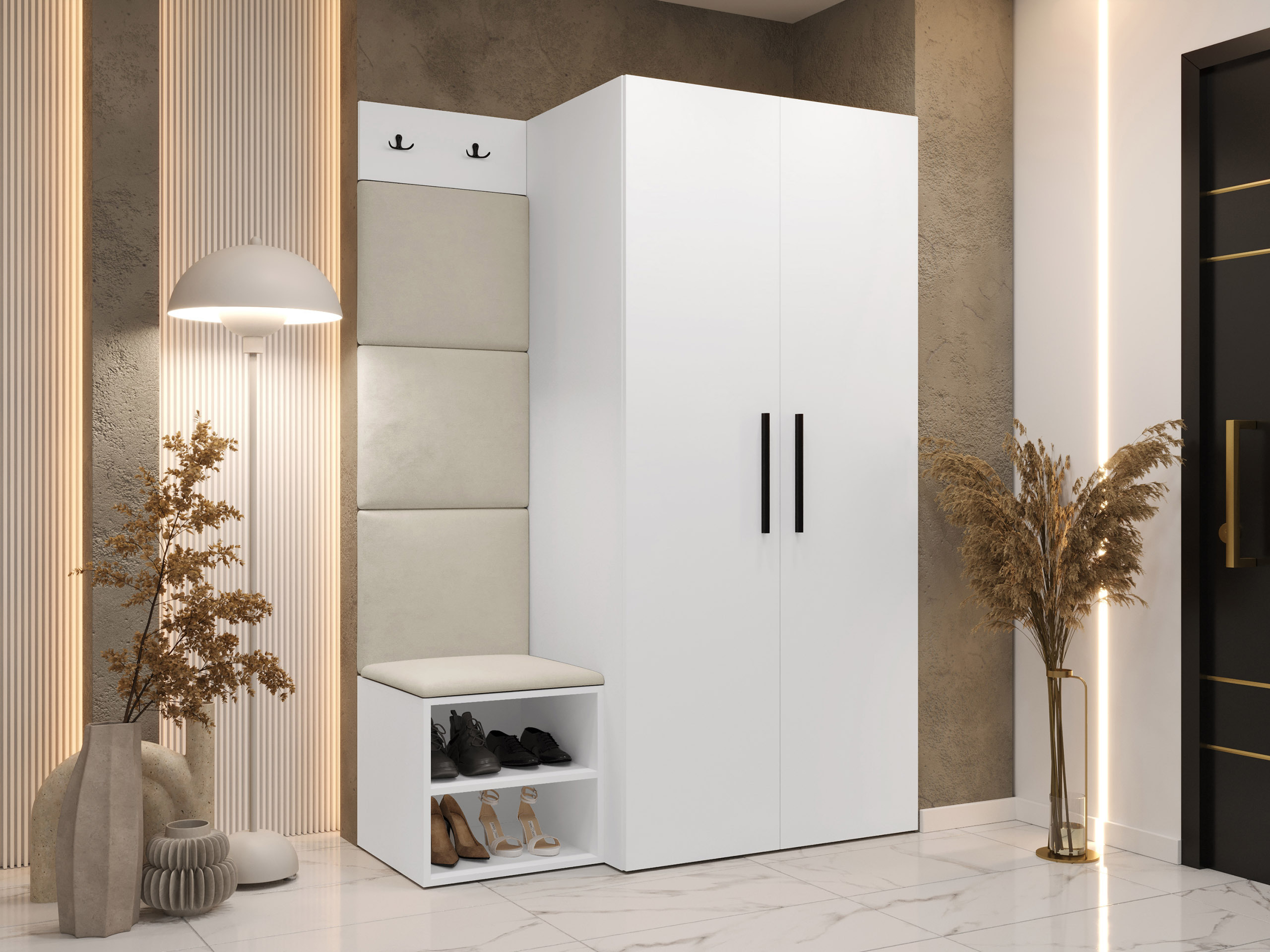 Hallway set Nitos IV (White)