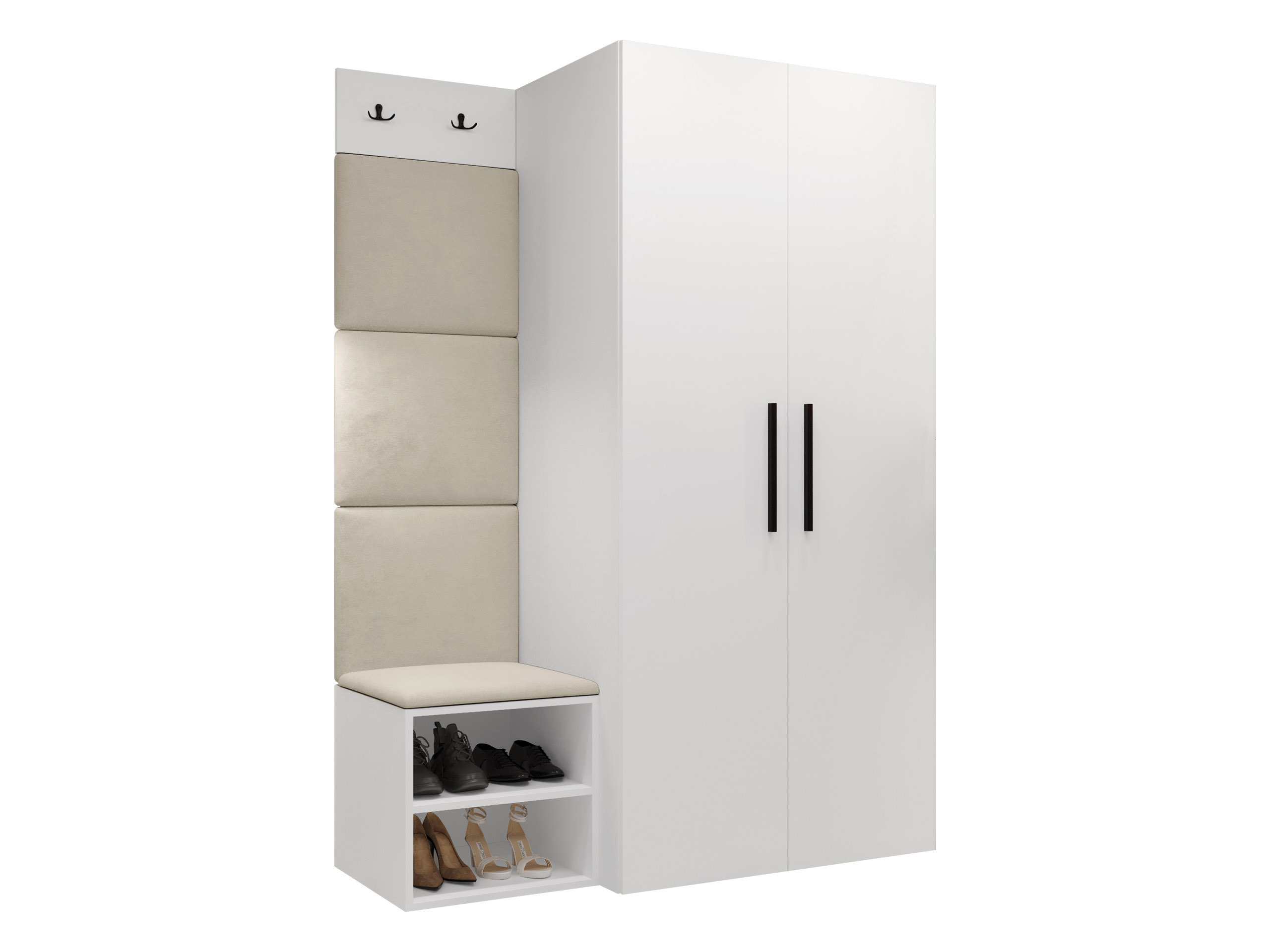 Hallway set Nitos IV (White)