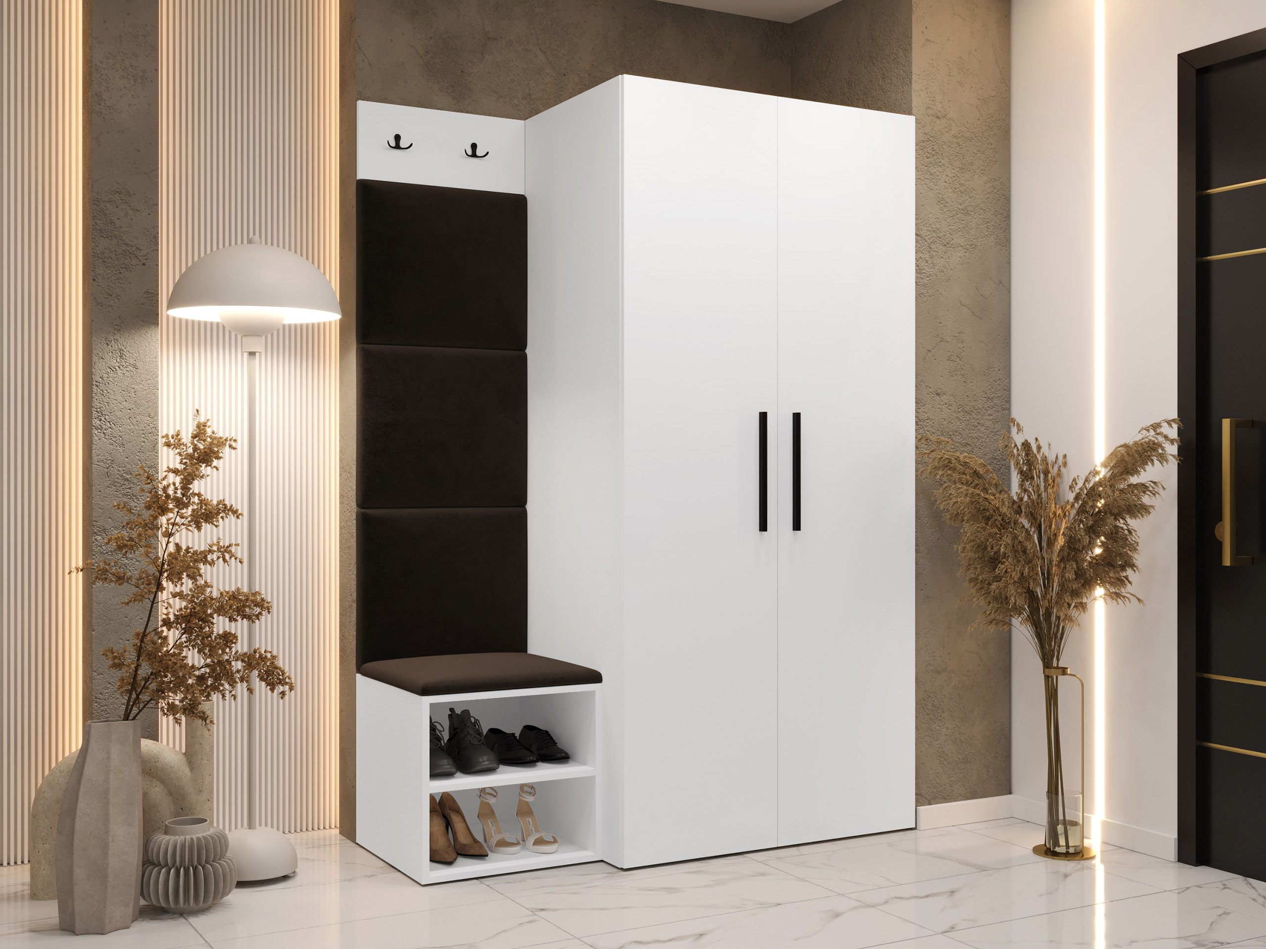 Hallway set Nitos IV (White)