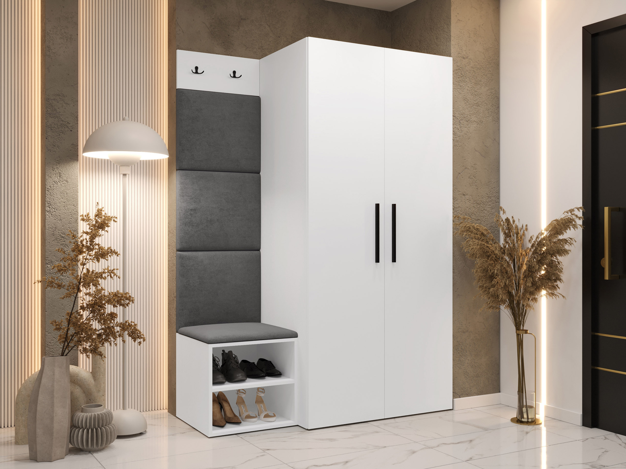 Hallway set Nitos IV (White)