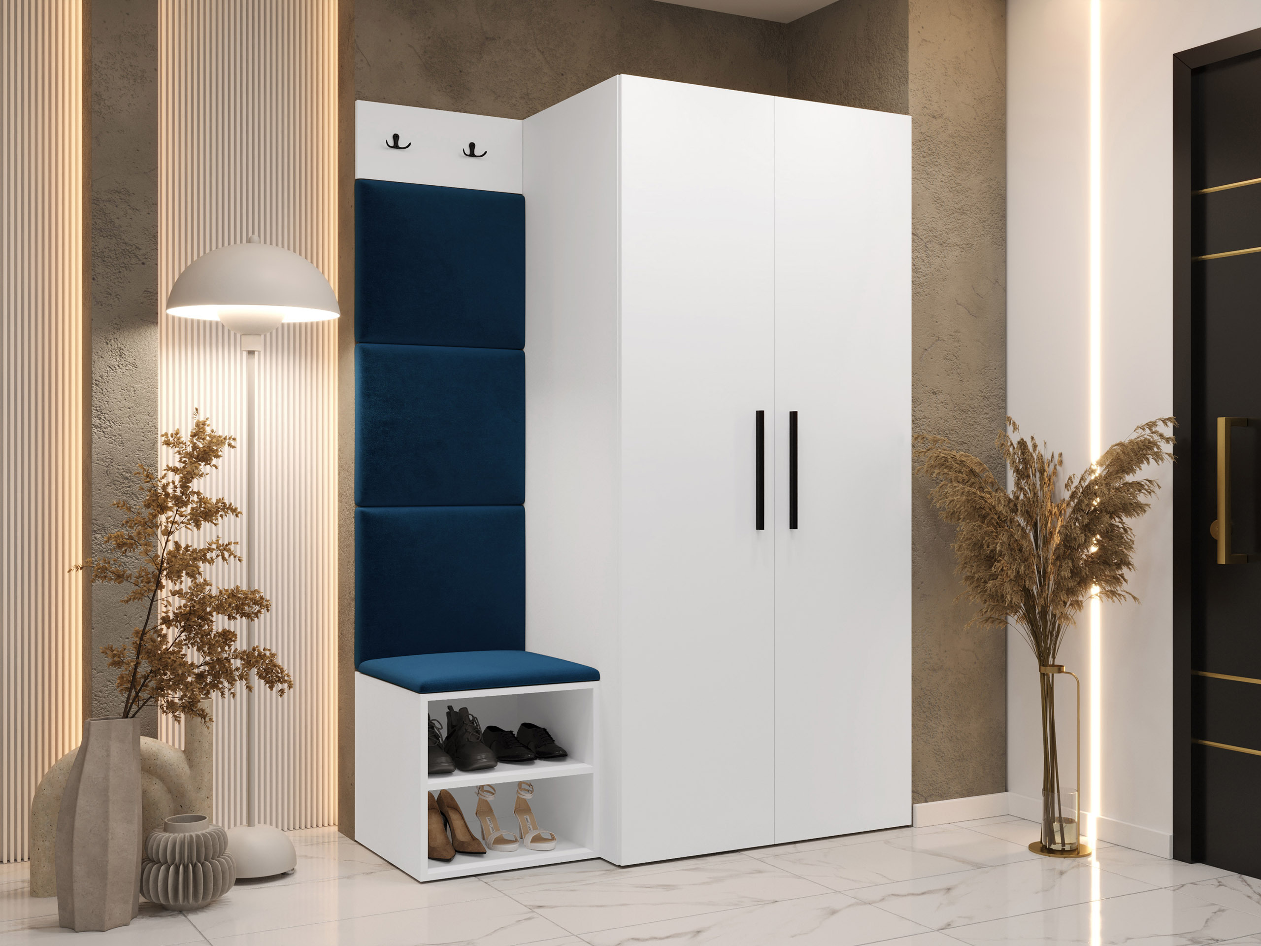 Hallway set Nitos IV (White)