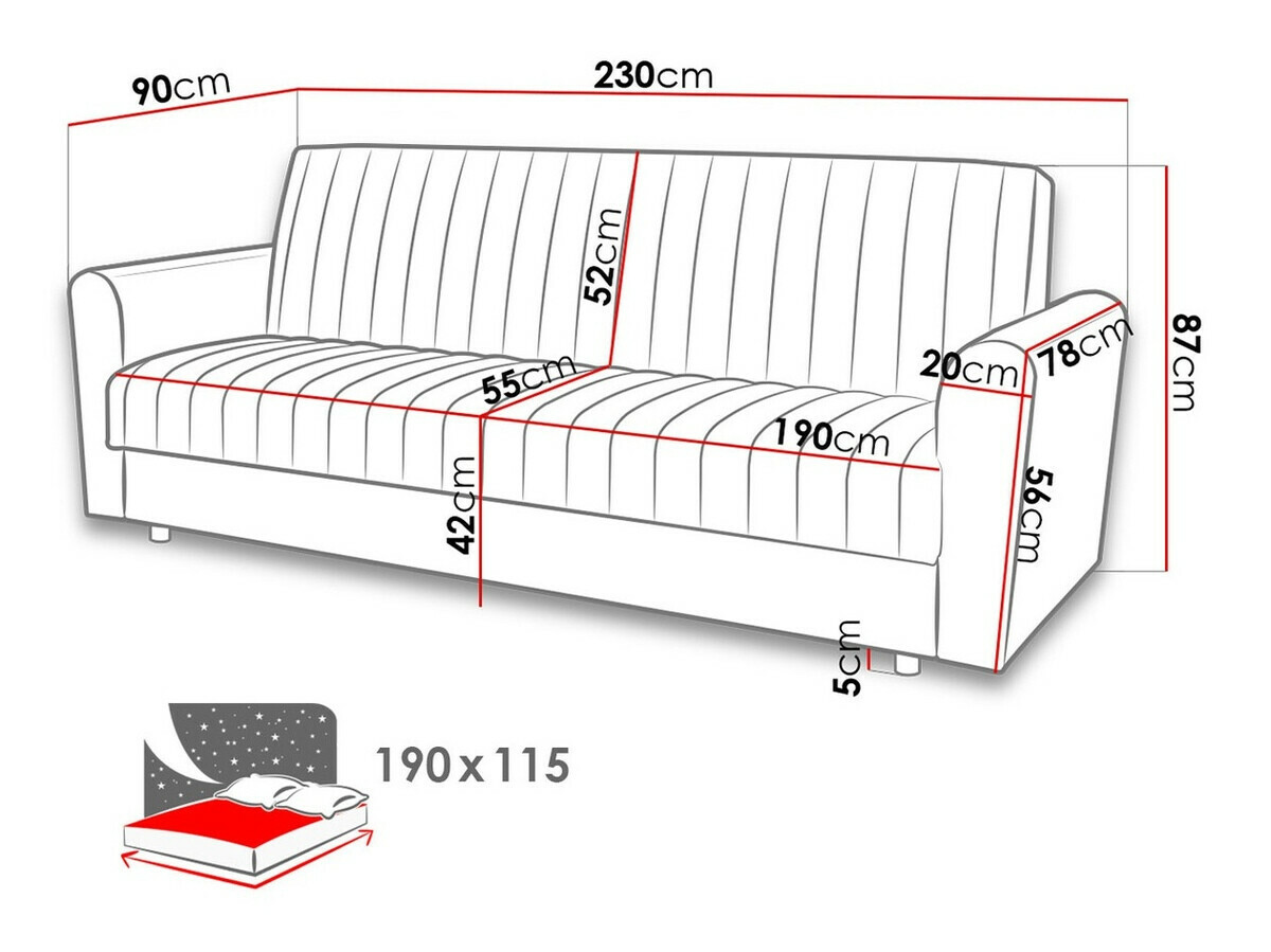 Sofa bed SI140