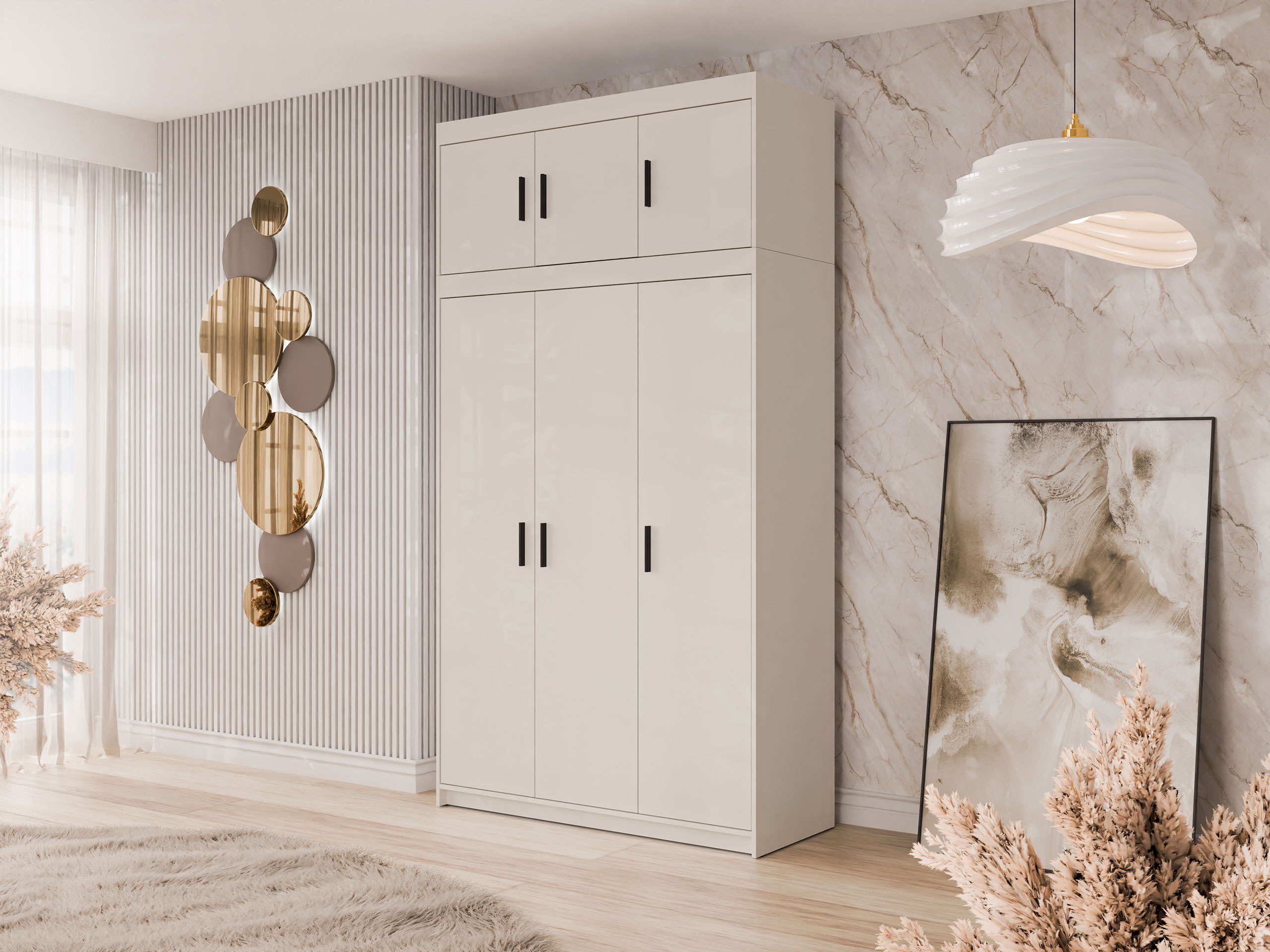 Wardrobe Novduni 104 (Beige)